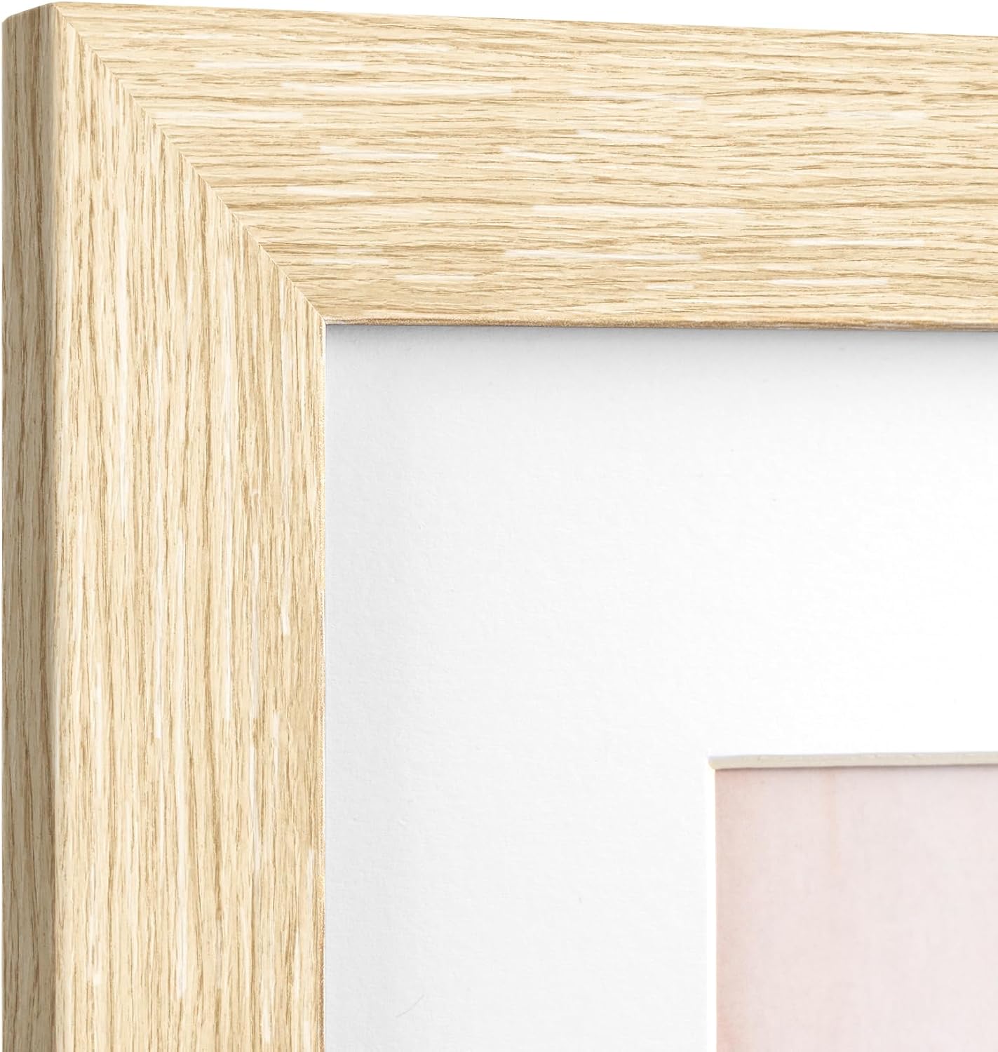 Momentworth 16x24 Frame Set of 3, Natural Wood Grain 16x24 Poster Frame for Gallery Wall Mounting (3 Pack,Natural)