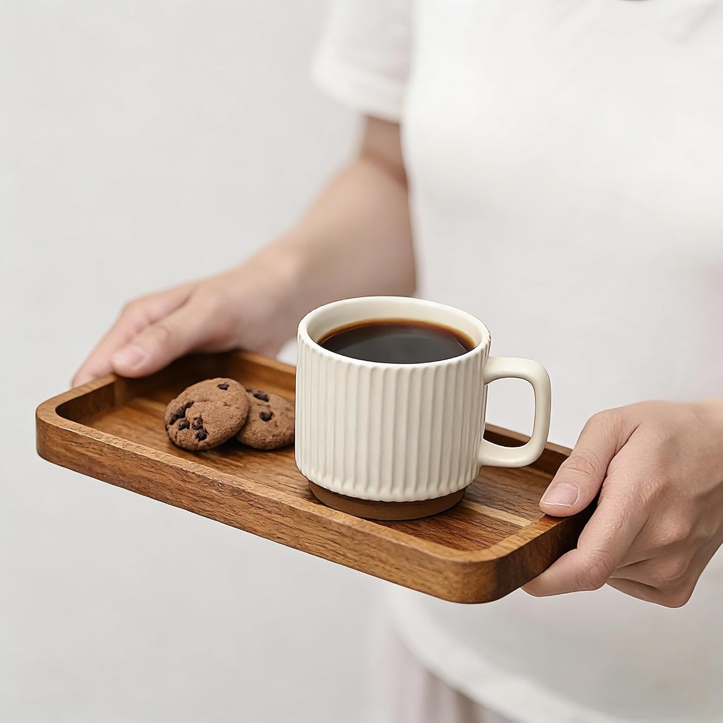 Wooden Bathroom Vanity Tray / 9.8 x 5.1 x 0.8