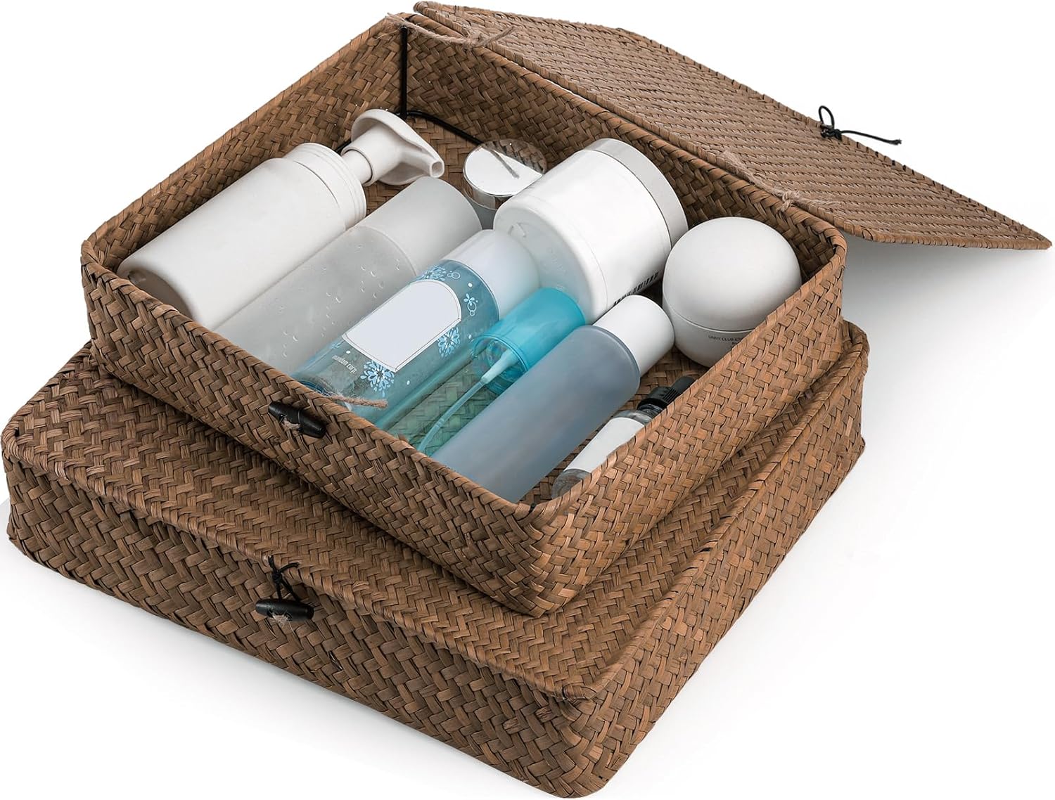 Handmade Seagrass Basket Set / Natural / Set of 2