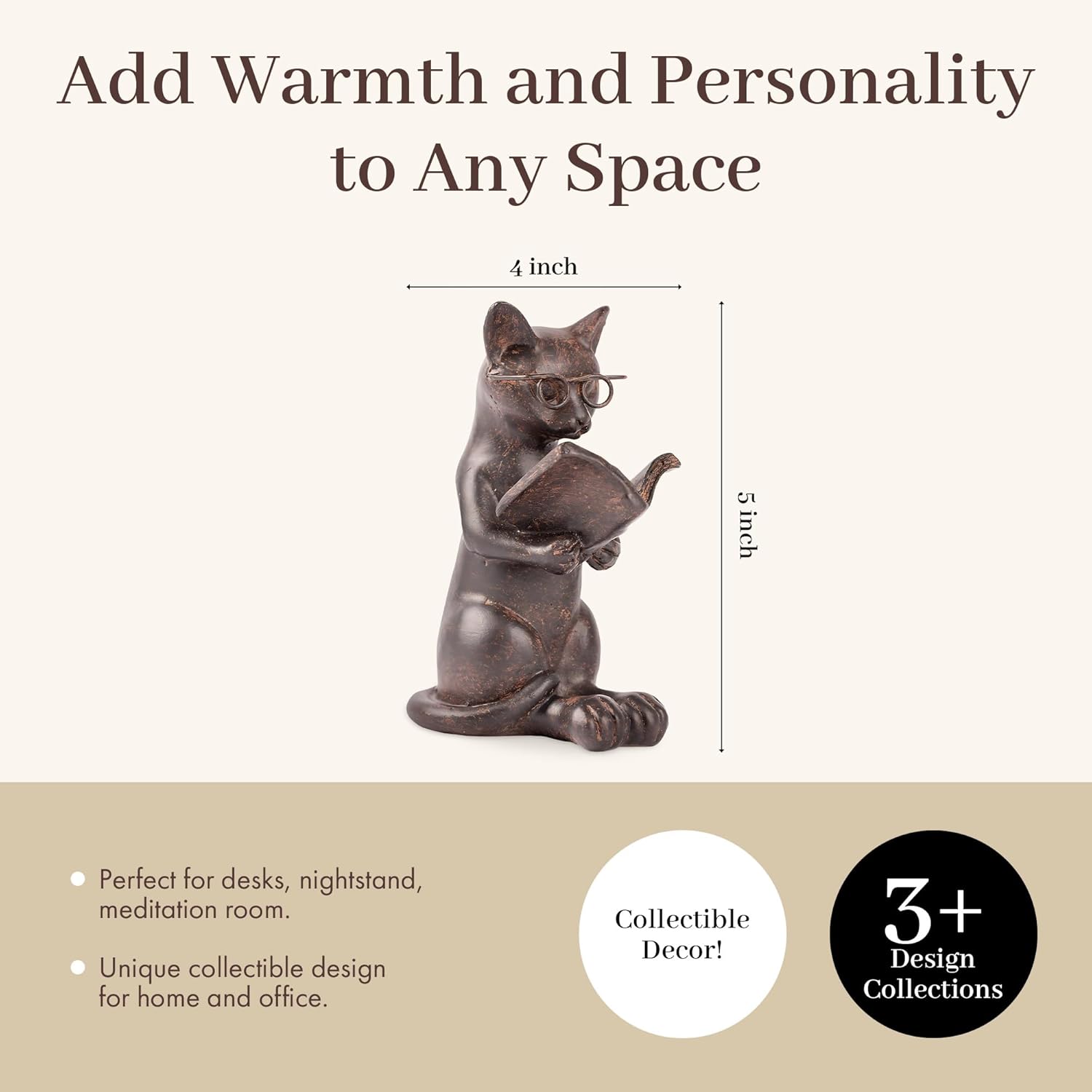 Cat Statue / Cat Figurine / Sitting Up