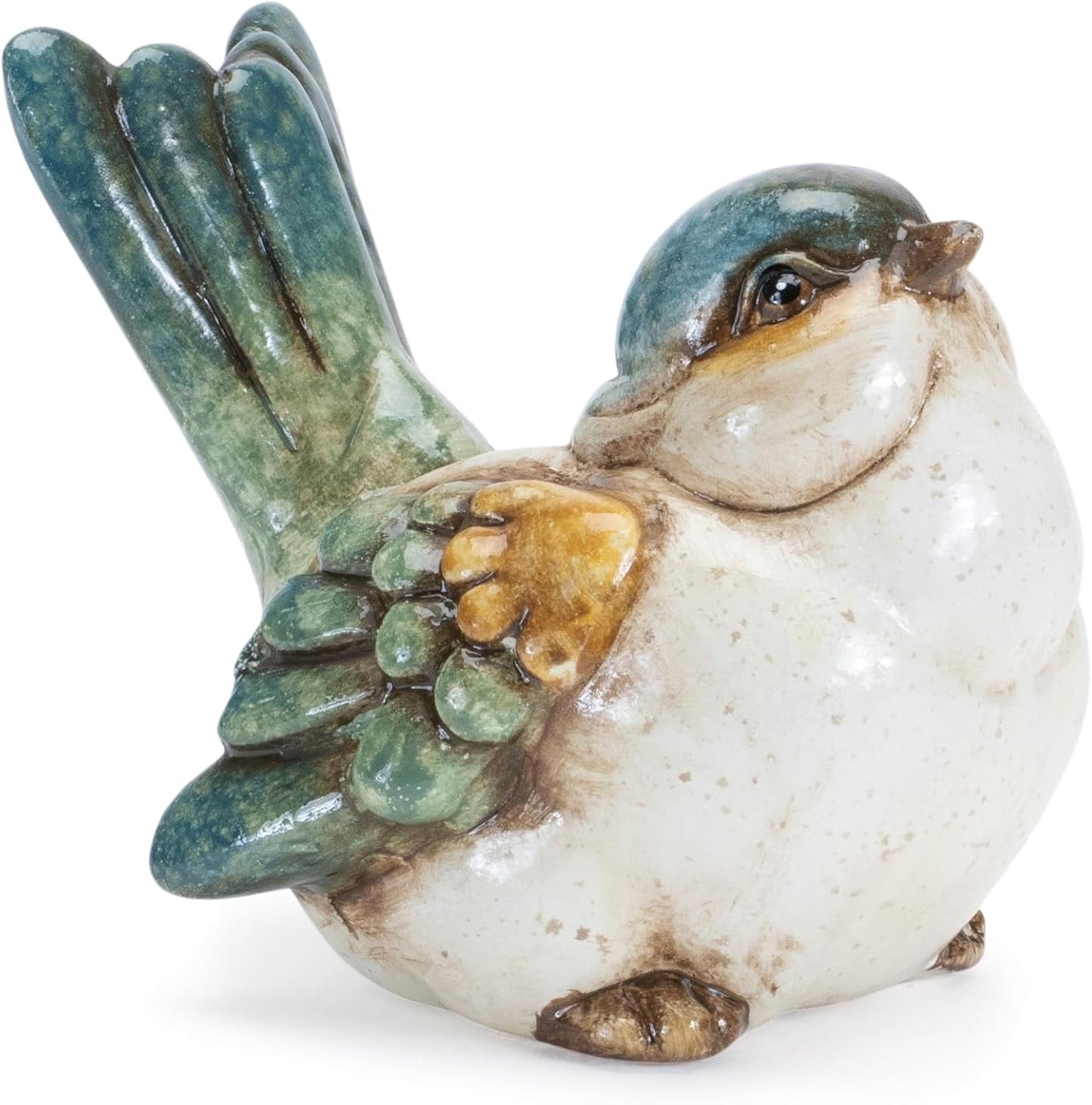 Rustic Farmhouse Style Songbird Statues / Set of 2