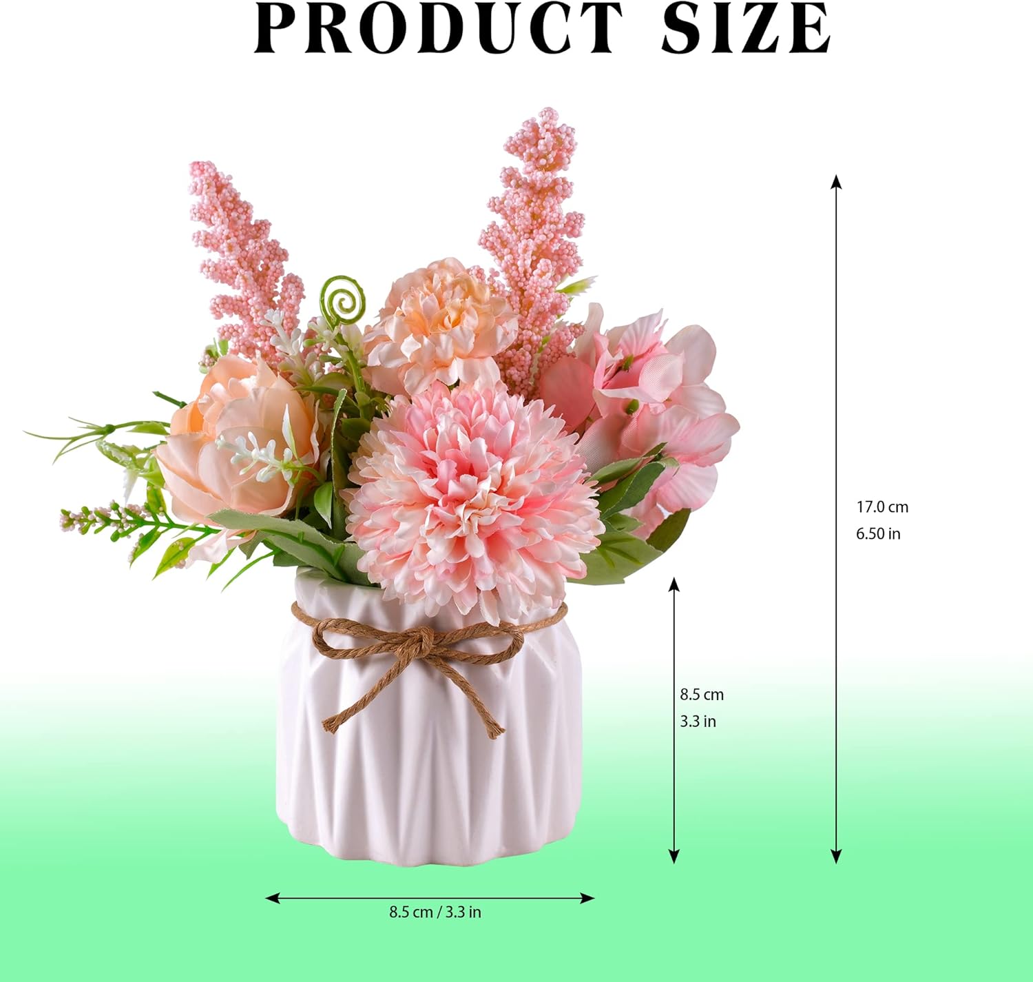Artificial Potted Flowers / Pink