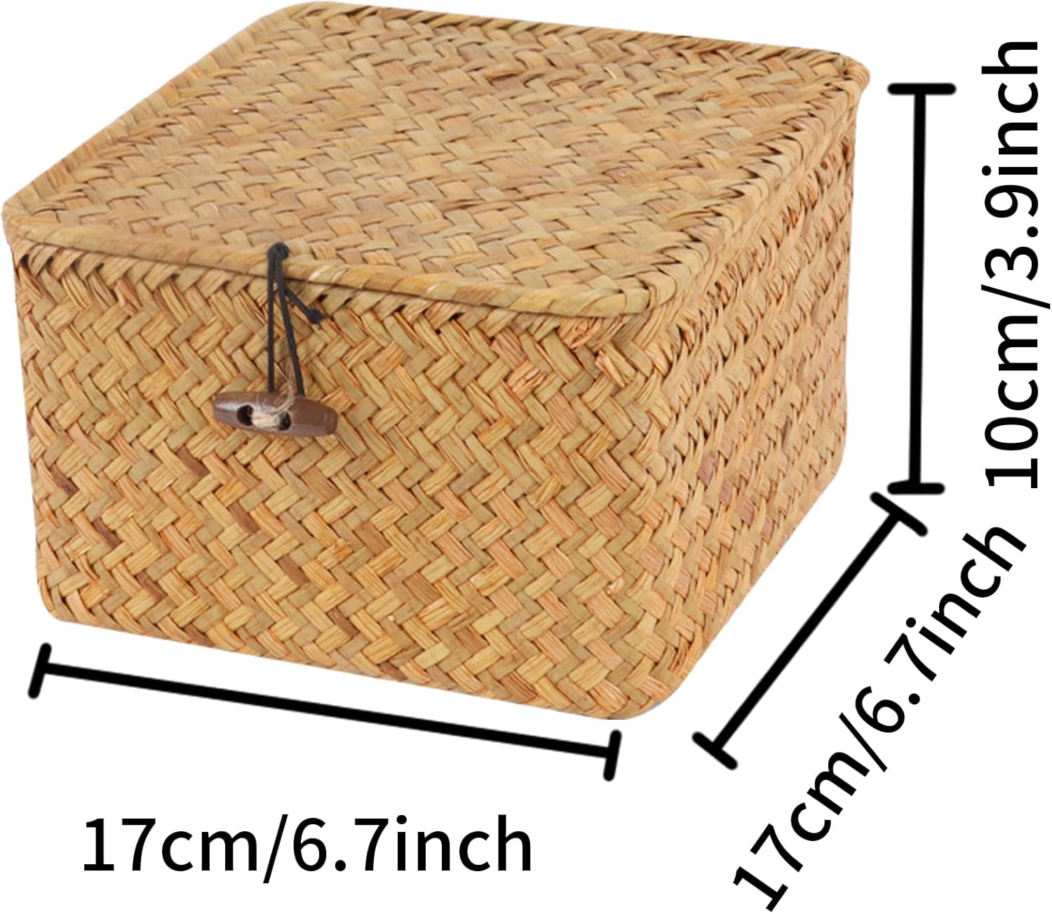 Wicker Shelf Baskets / Small / Natural