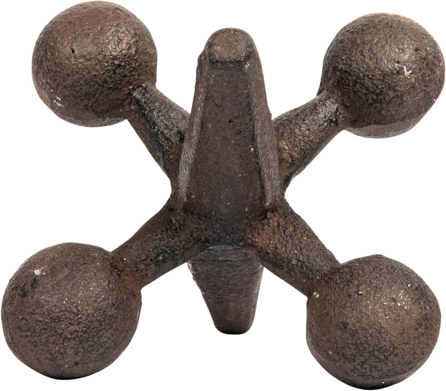 Retro Decorative Cast Iron Jack Figurine / Rust / 6 Inches