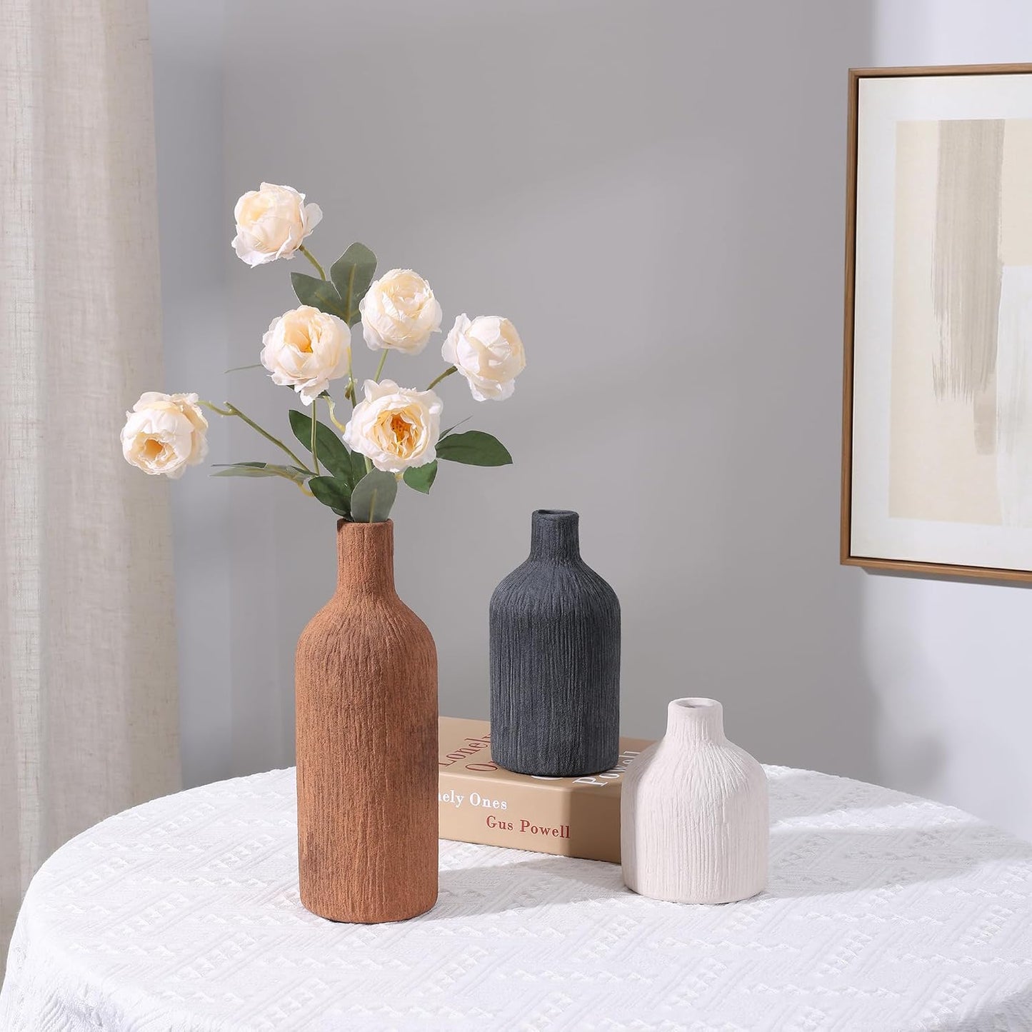 Ceramic Vase Set / G / Set of 3