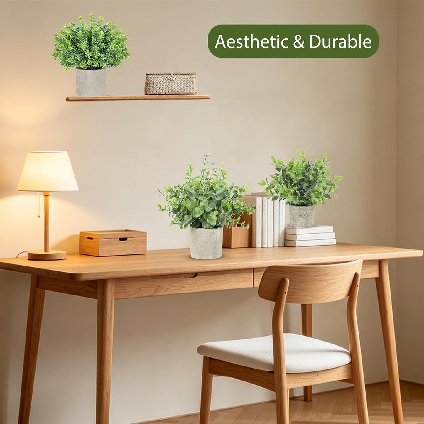 Artificial Eucalyptus Plants / Set of 3