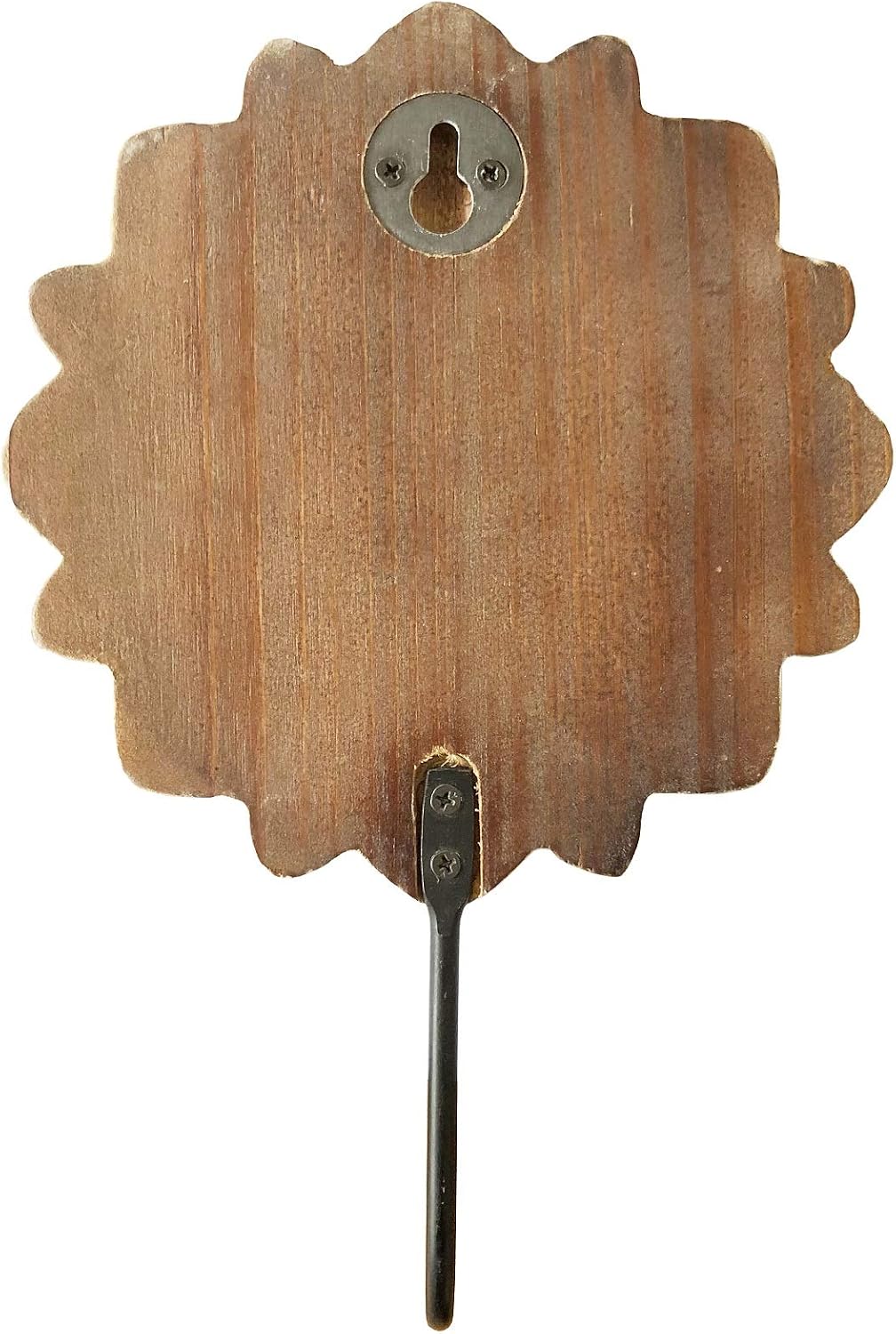 Farmhouse Boho Coat Rack Hooks / Distressed White