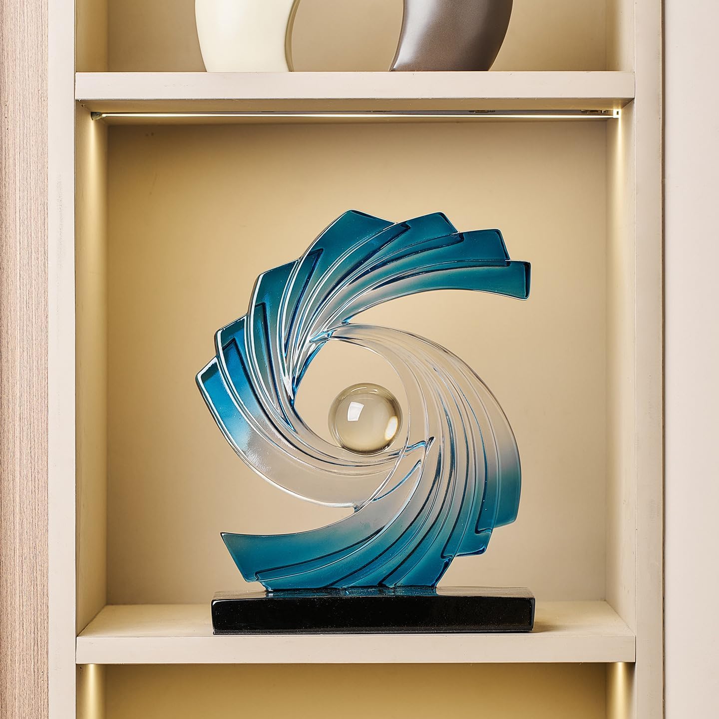 Abstract Art Statue / Blue