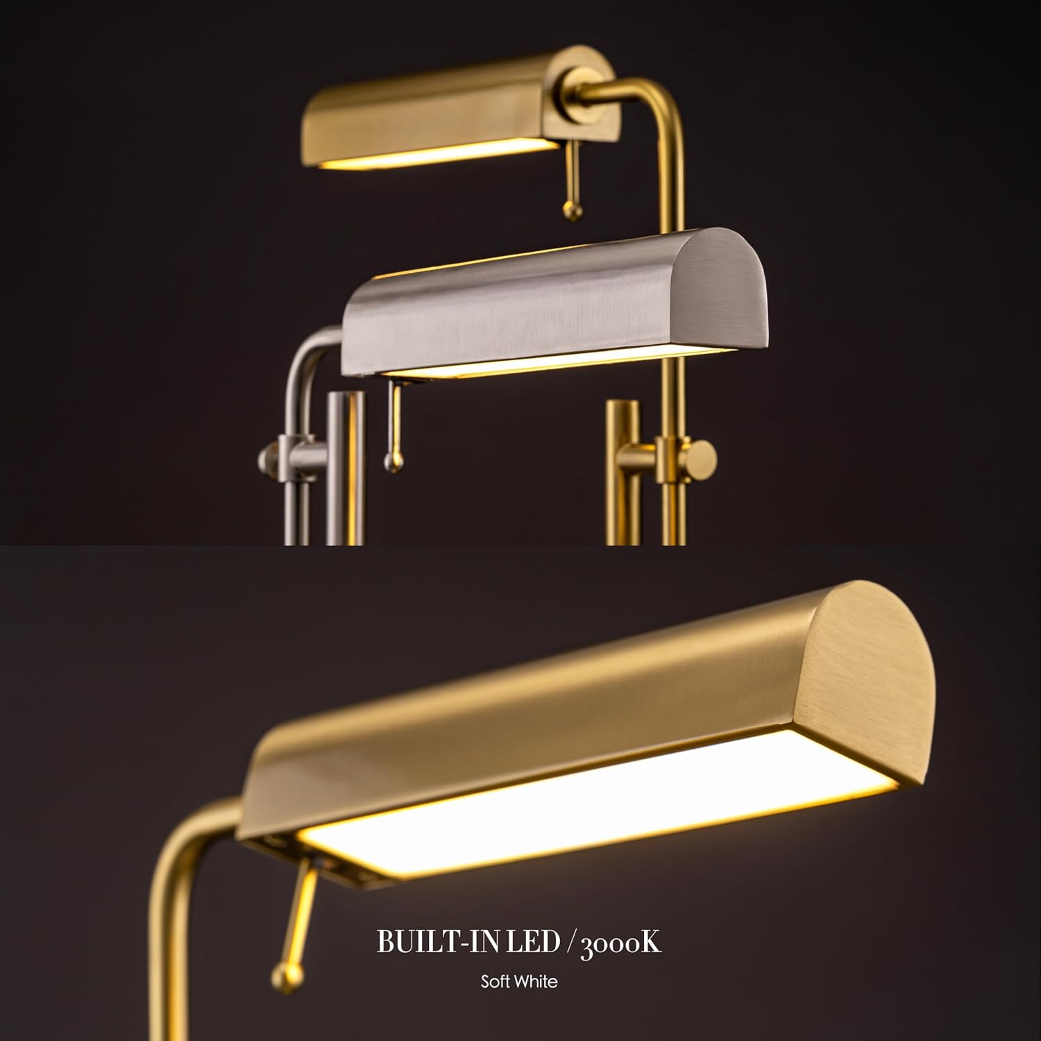 O'Bright Aurora LED Pharmacy Desk Lamp - Swing Arm, Industrial Design for Reading, Crafting, Work,10W LED, Adjustable