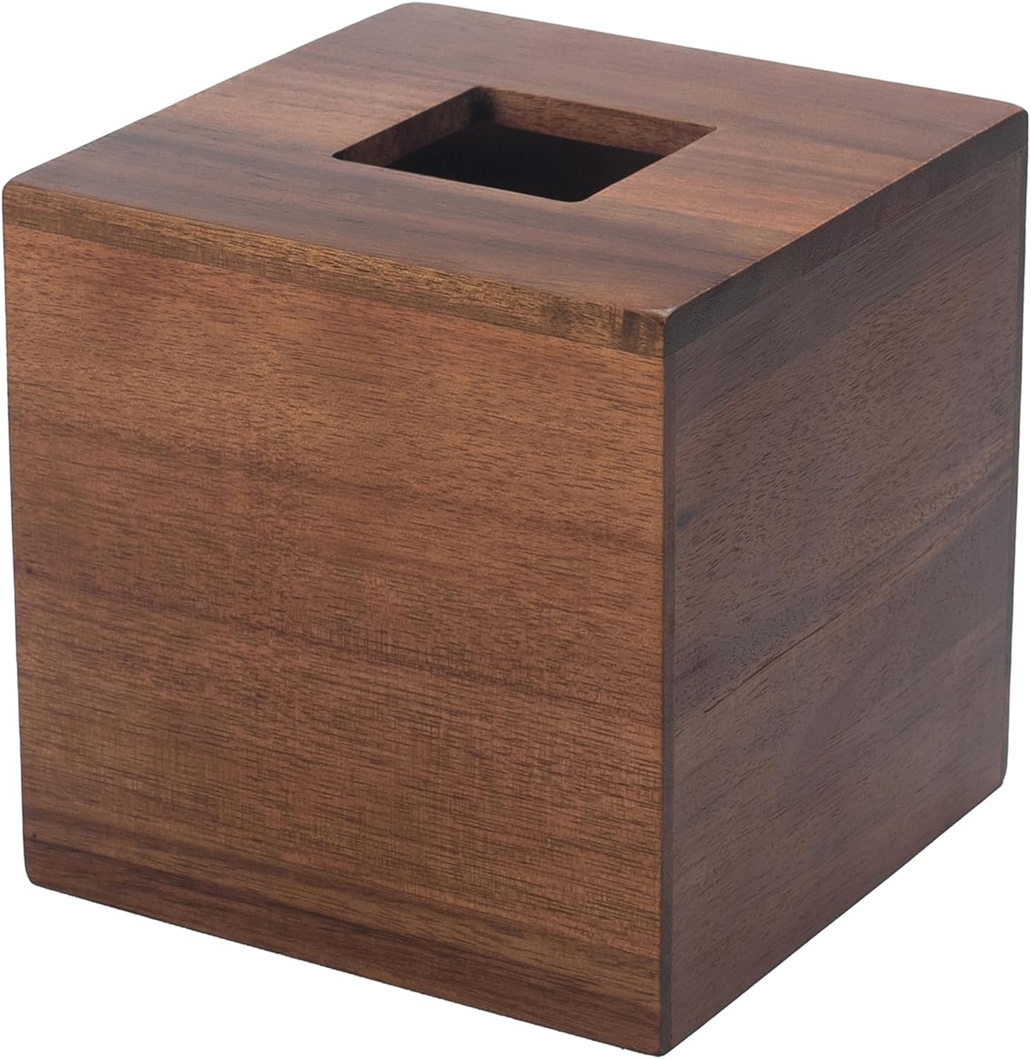 Acacia Wood Facial Paper Holder / Square