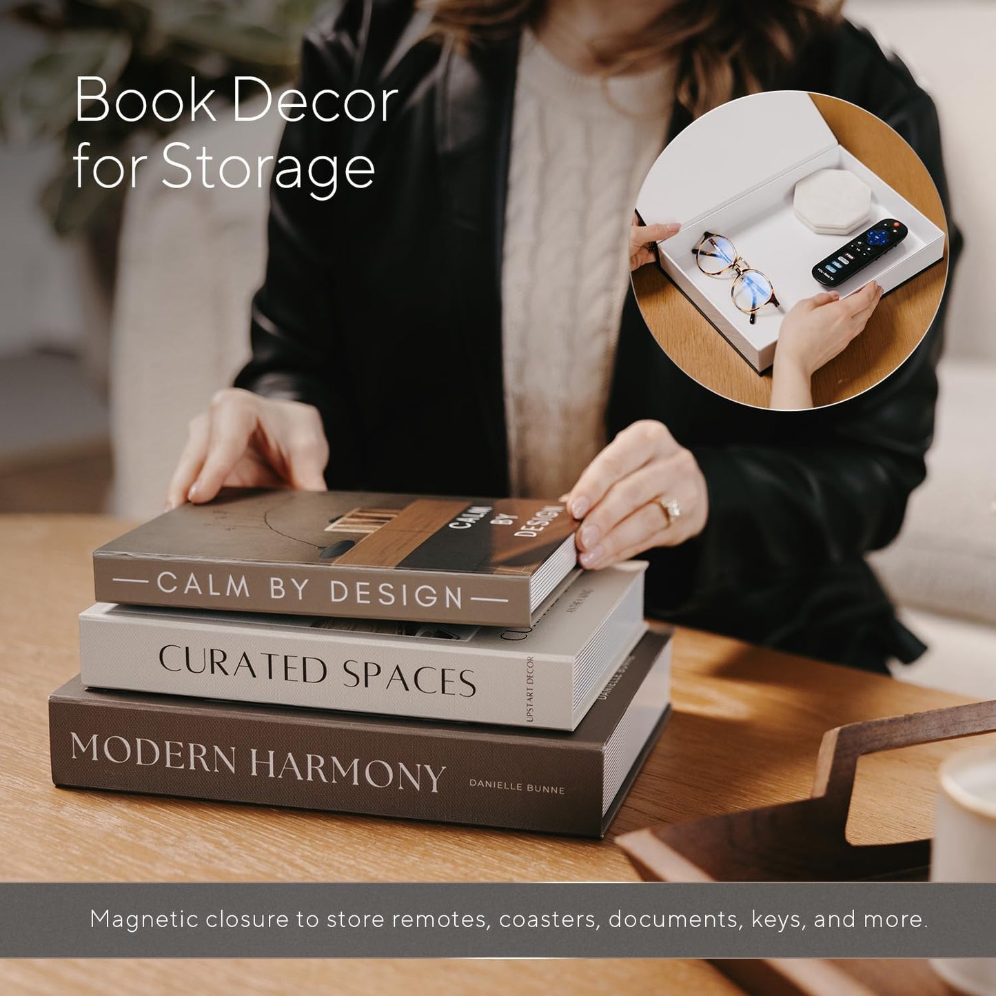 Modern Decorative Books / Set of 3