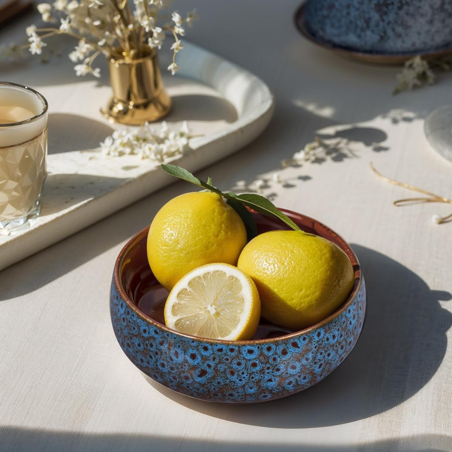 Ceramic Decorative Bowl / Blue