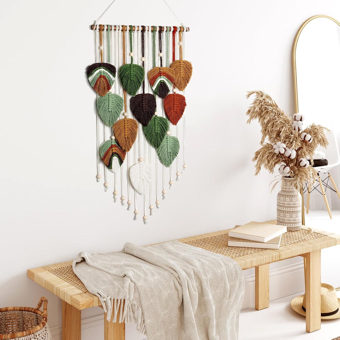 Macrame Wall Hanging Boho Woven Tapestry