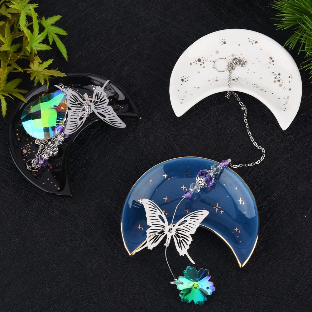 Moon Shape Jewelry Tray / Set of 3