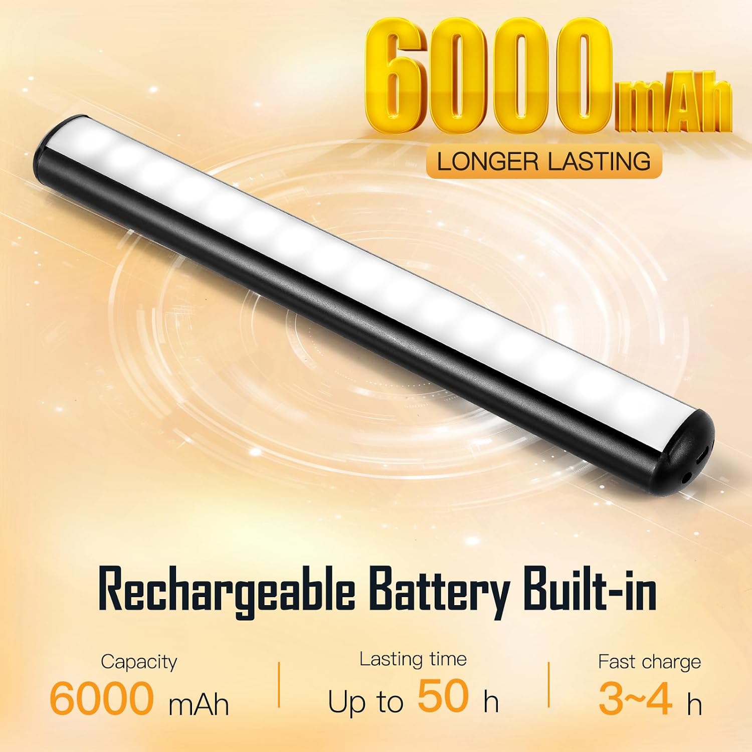 Picture Light Battery,Brightness Dimmable Timer Setting,Rechargeable Painting Light for Pictures Display Art on Wall