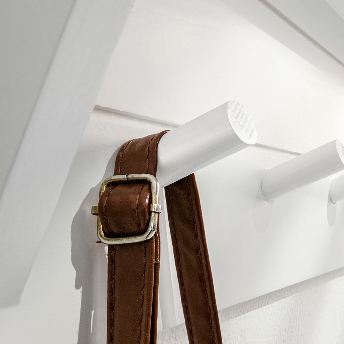 WEBI Coat Rack Wall Mount with Shelf,30" Long Entryway Wall Shelf with Hooks Underneath,7 Peg Hooks for Hanging