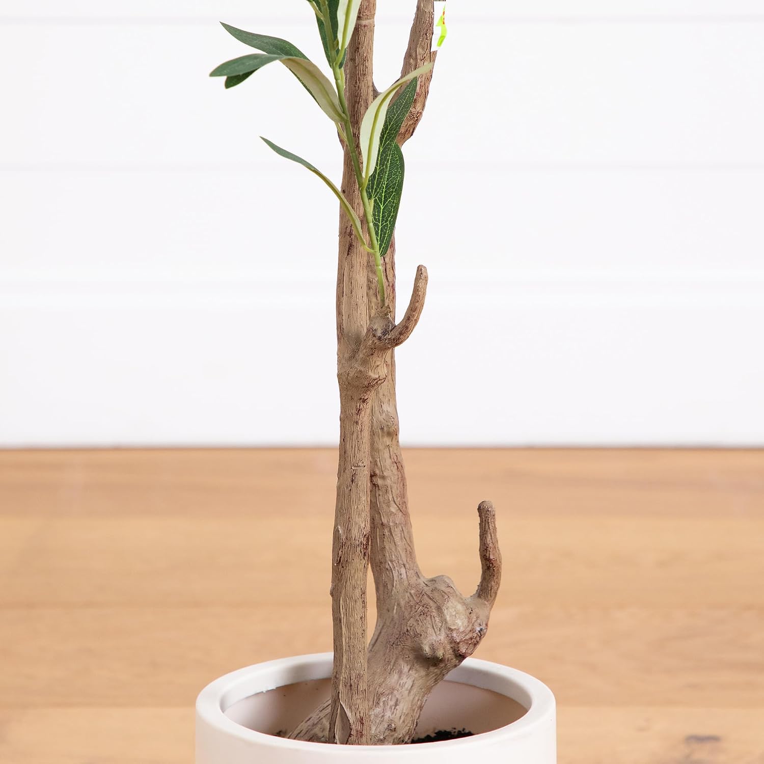 Minimalist Faux Olive Plant / 7 Inch