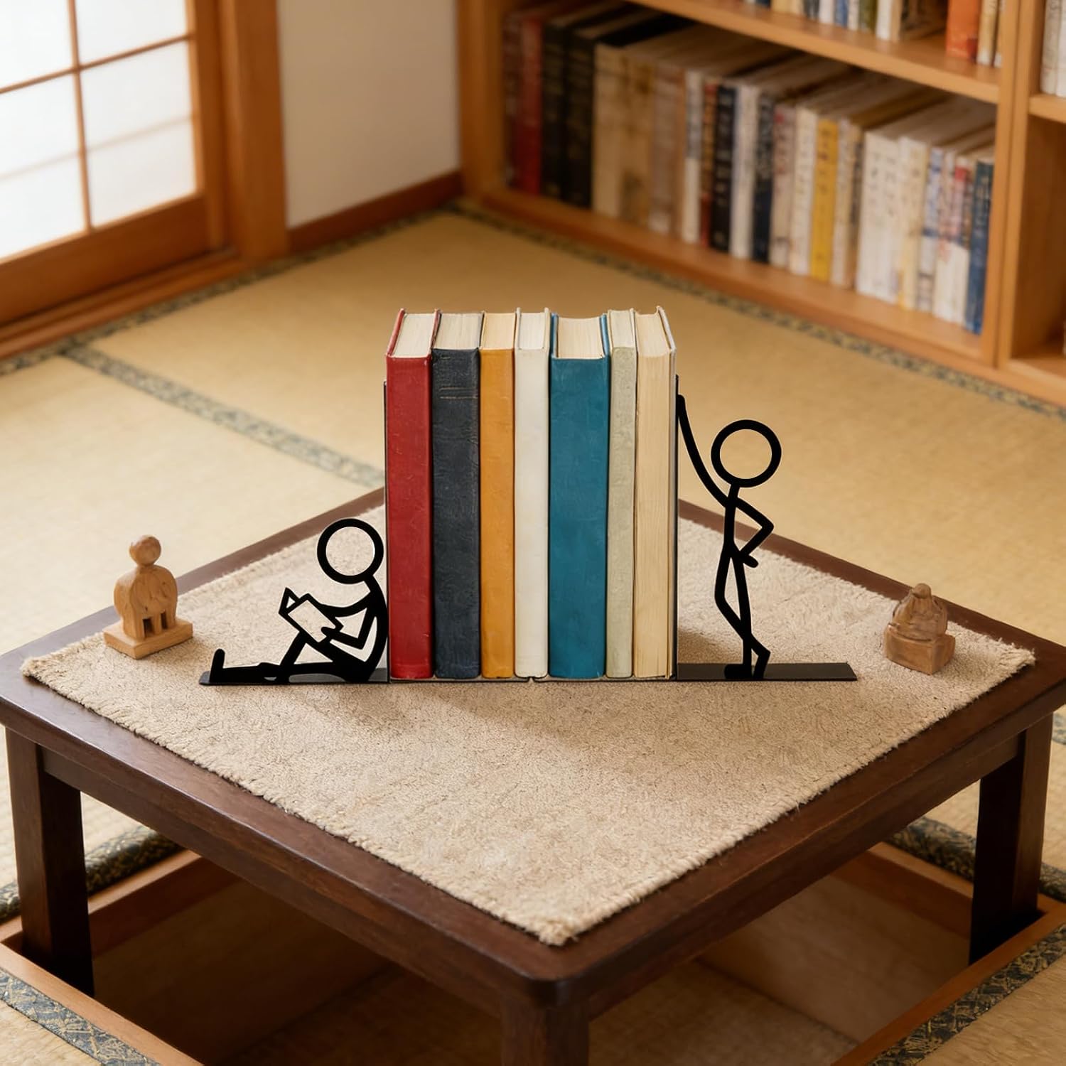 Metal Decorative Bookends / People