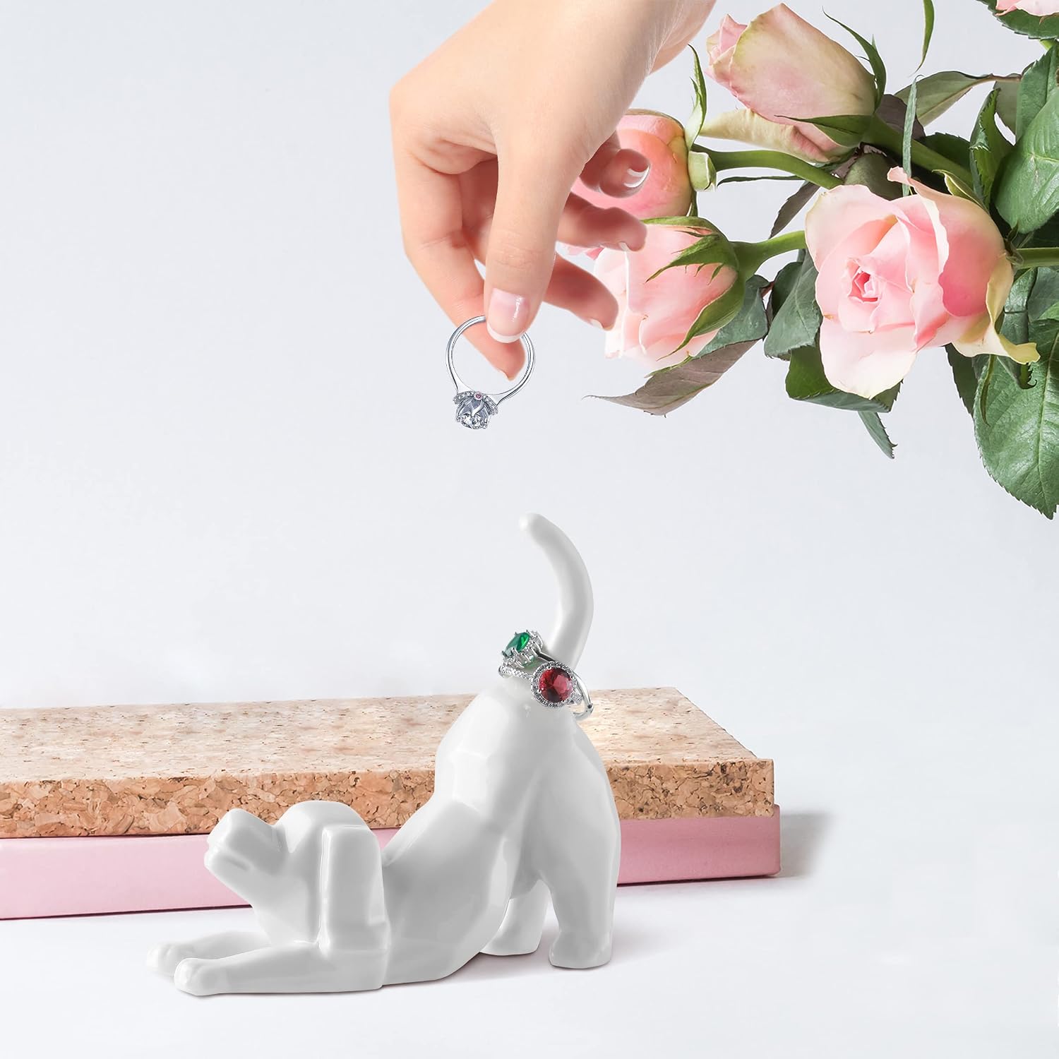 Ring Holder / Wedding Ring Stand / Dog