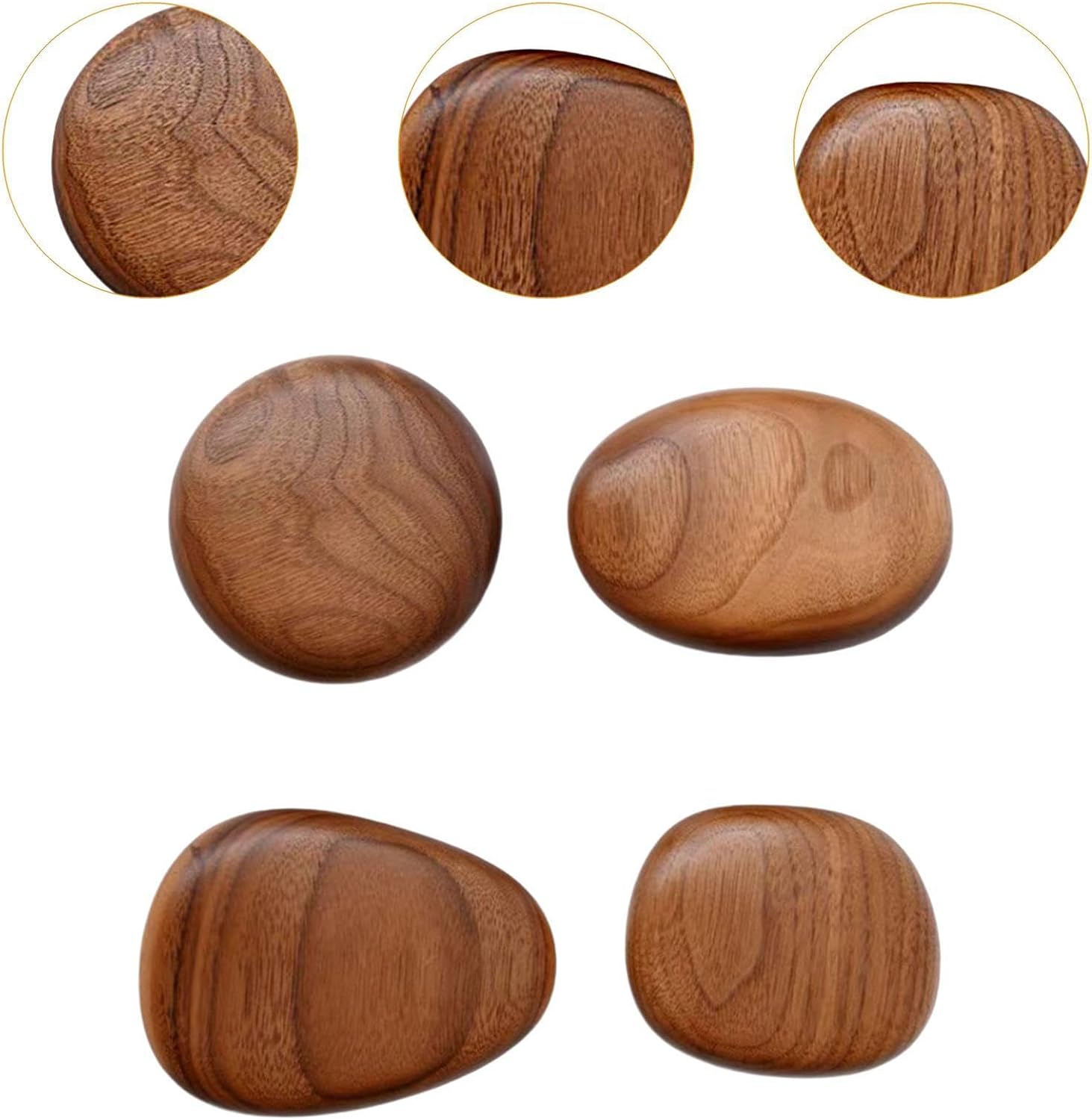 Wood Wall Mounted Coat Hooks Wooden Coat Hooks Coat Racks Wood Cabinet Knobs Wall Hooks / Set of 4