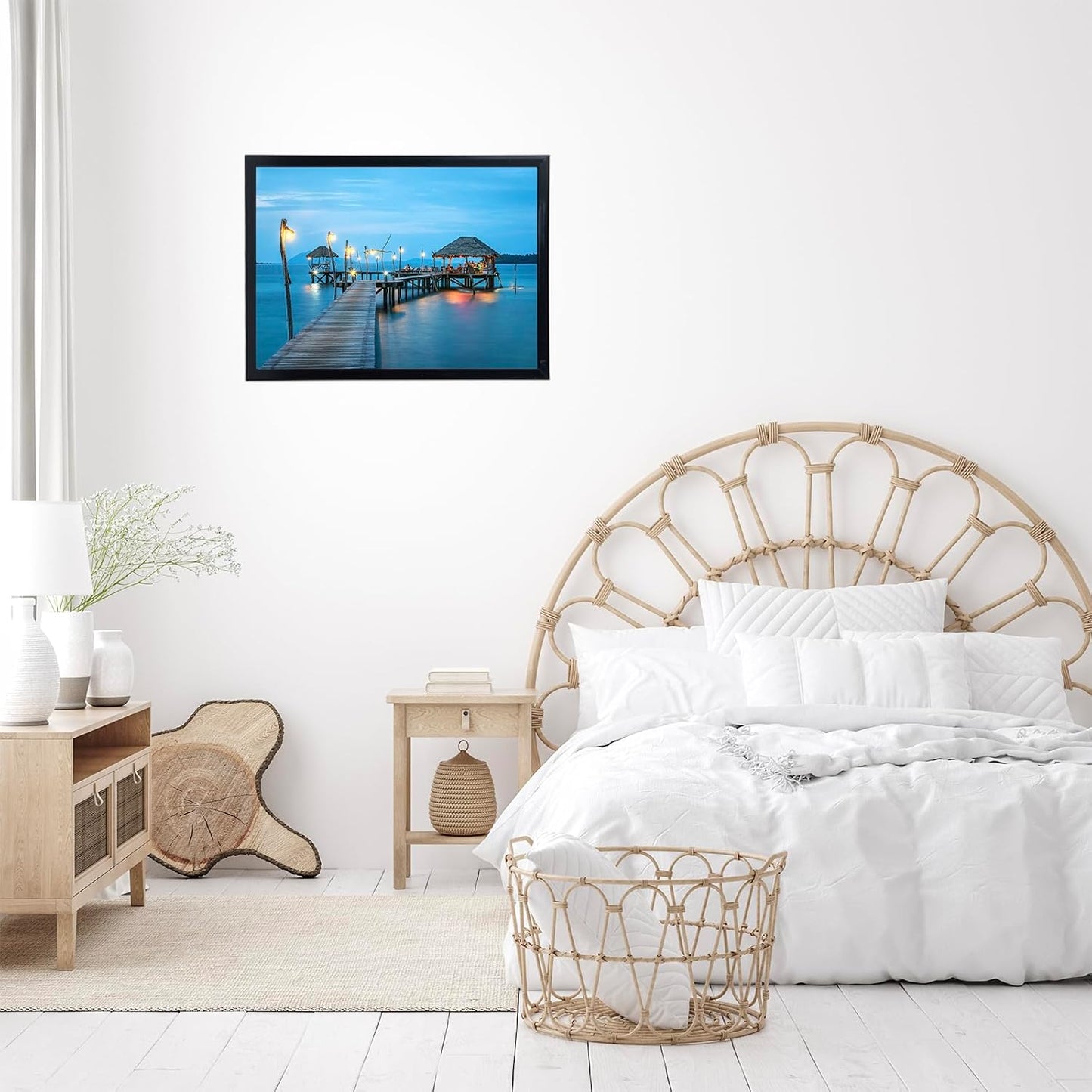 JCJMY 12x17 Black Picture Frame Set of 6, Horizontal and Vertical Formats for Wall Hanging, 12 x 17 Wall Gallery Poster