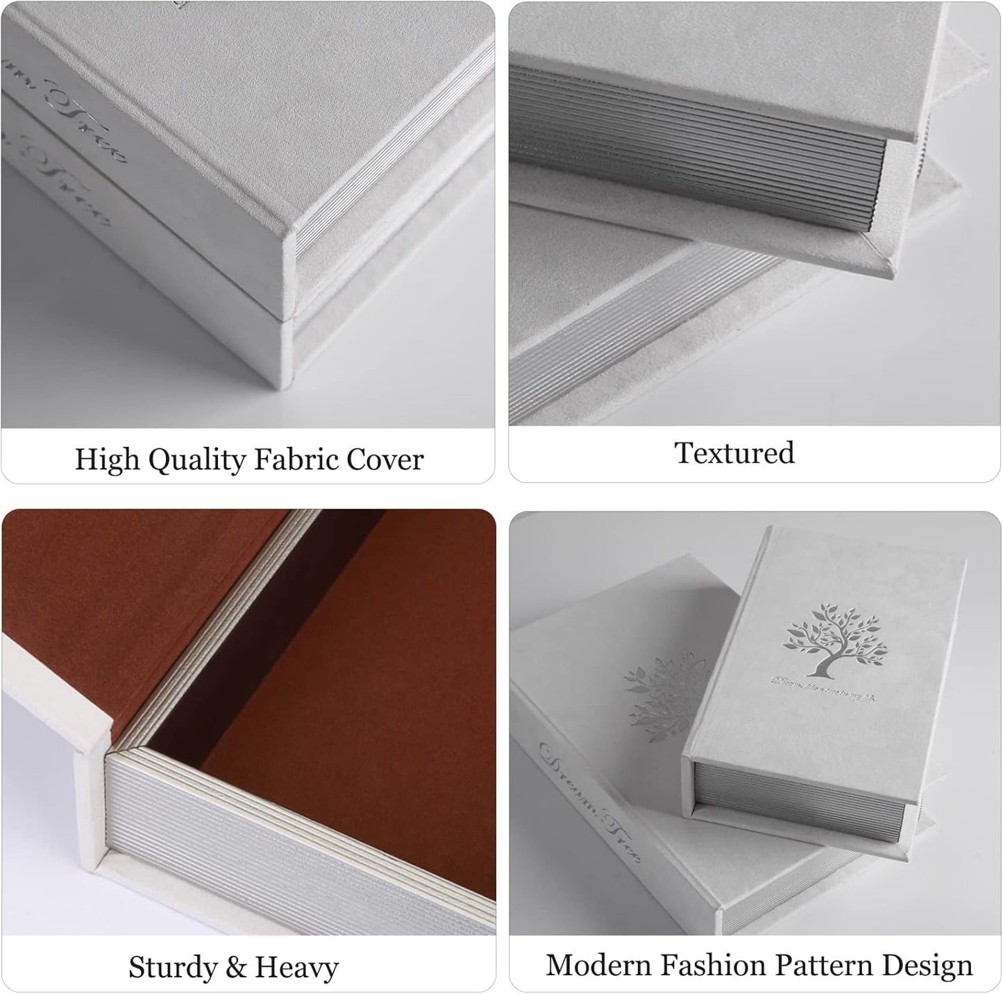 Faux Books / Decorative Book Boxes / 109 L+S / Set of 2