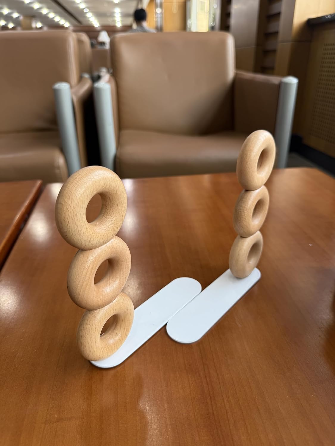 Metal Base Decorative Bookends for Heavy Books