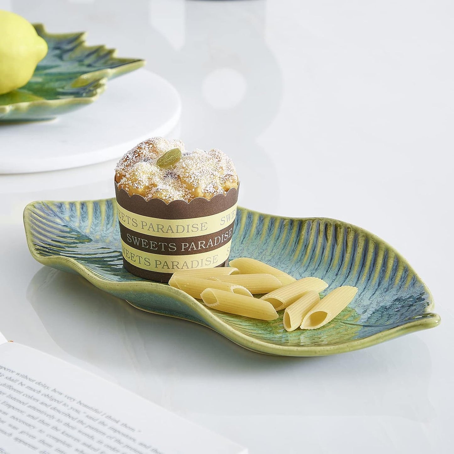 Ring Holder Dish / 11.4 x 5.5 x 1.4 / Green