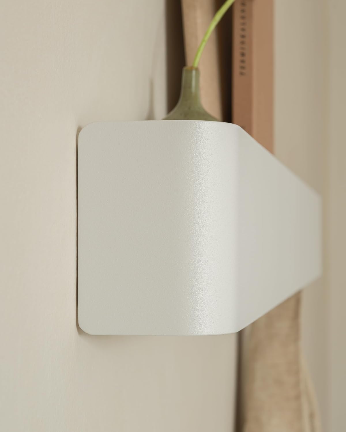 Kazai. Coat Rack Wall Mount with Shelf 'Tone' | Modern Design Coat Hanger with Hidden Hooks and Storage | Hat Rack with