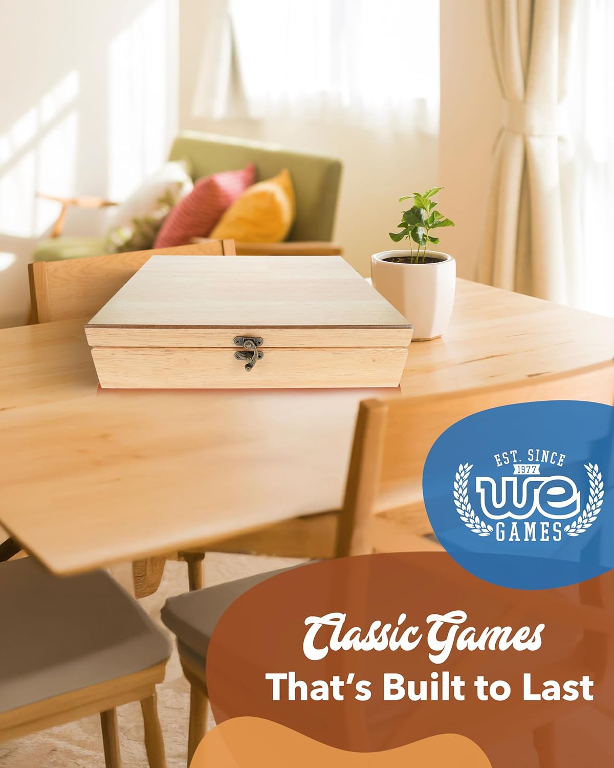 Old World Wooden Box / Natural Wood