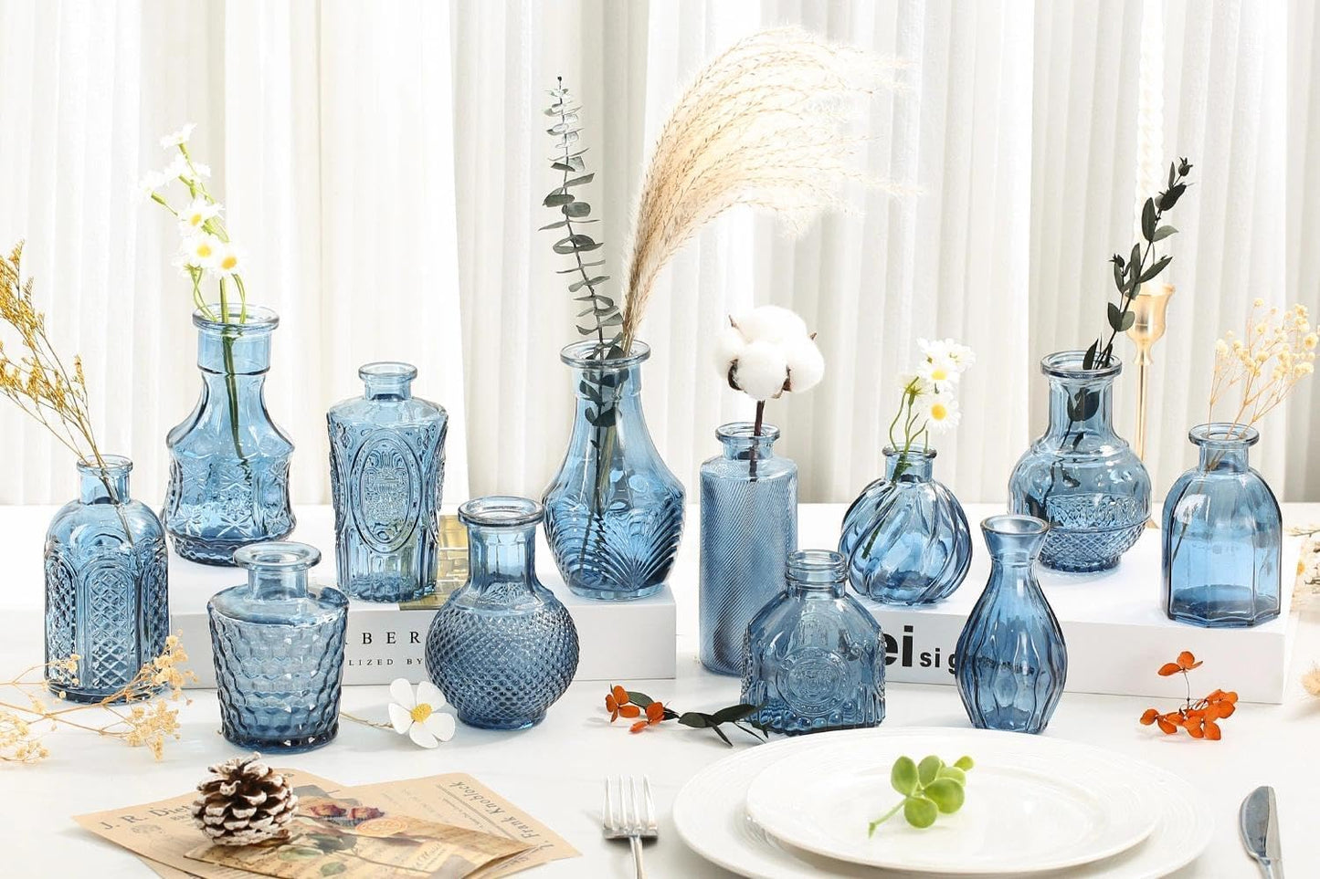 Bud Vases for Flowers / Clear