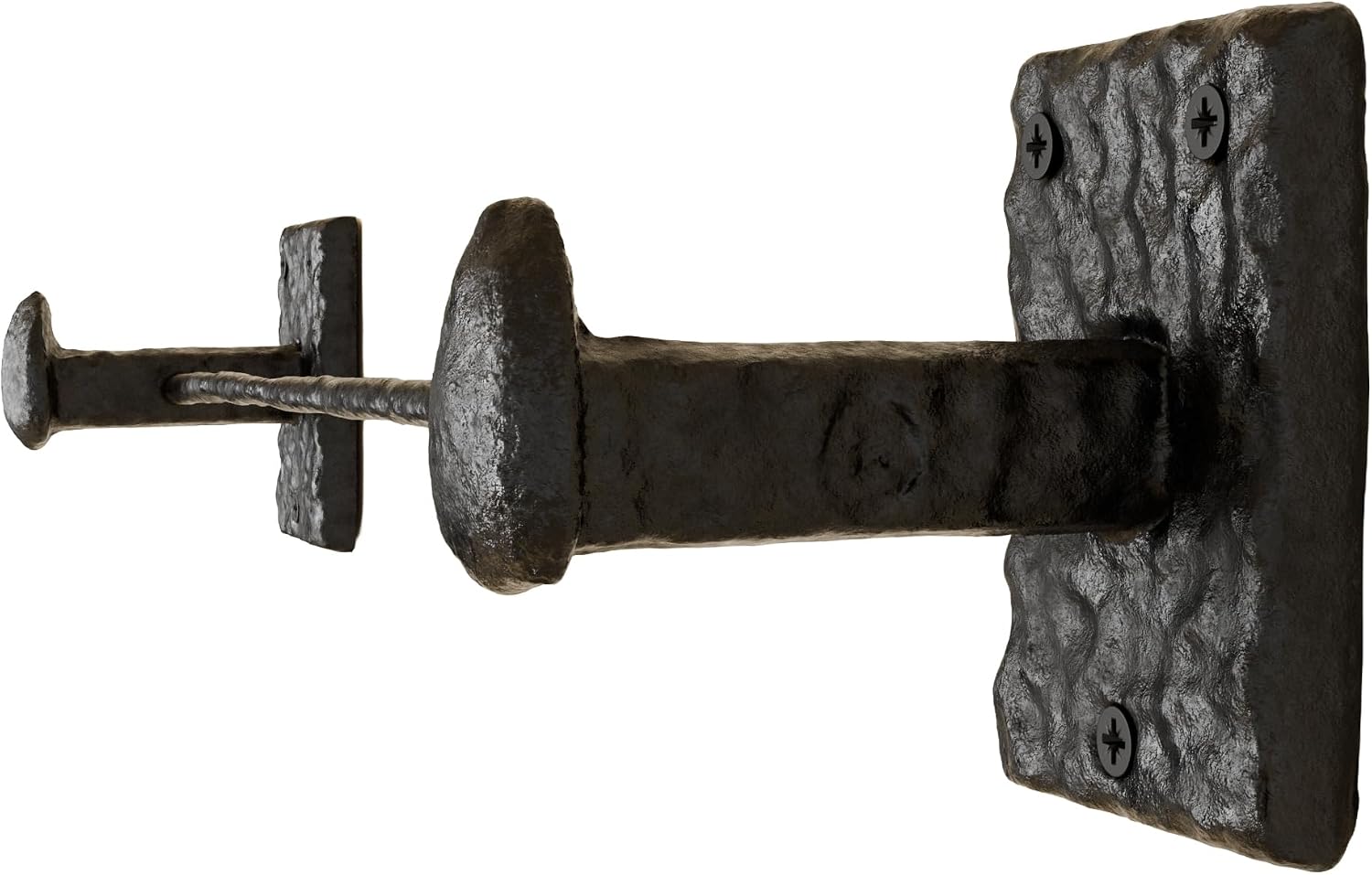 Hammered Effect Texture / Motris Cast Iron Towel Bar