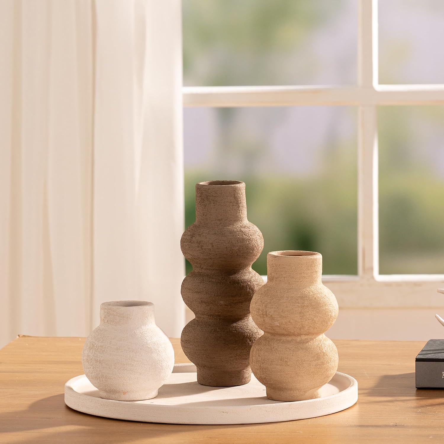 Ceramic Vase Home Table Decor / 11-classic / Set of 3