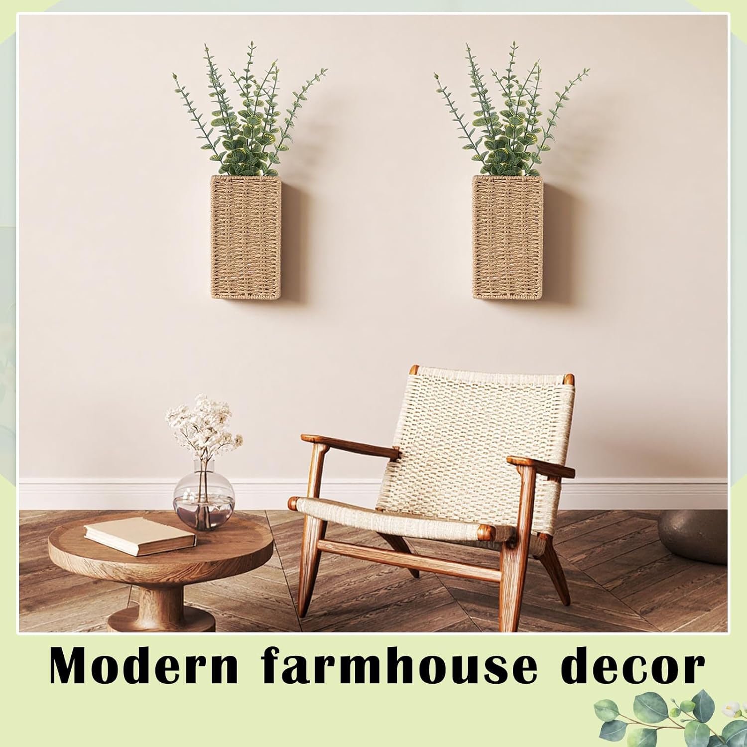 Woven Wall Vase / Set of 2