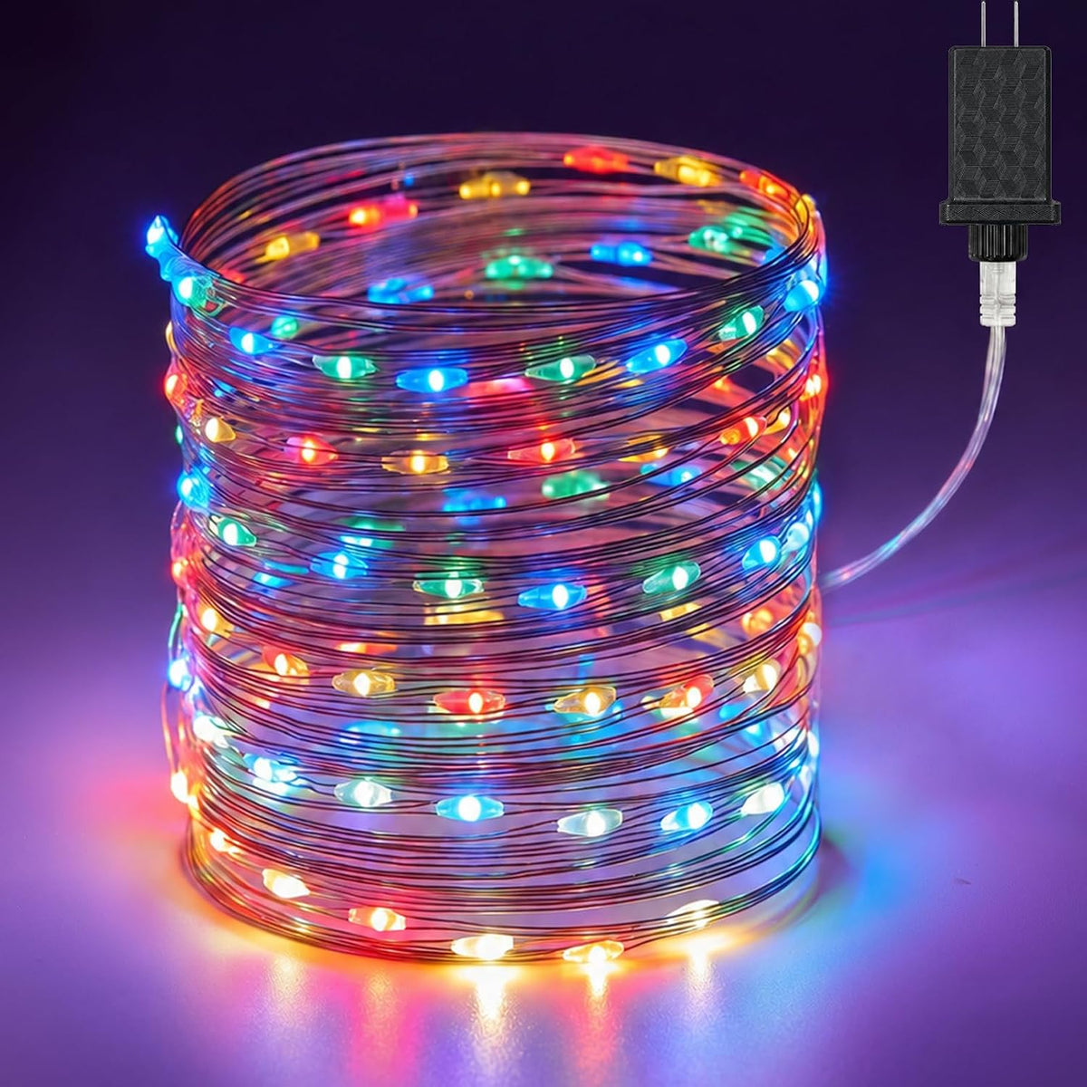 Minetom Fairy Lights Plug in, 33Ft 100LEDs String Lights for Bedroom