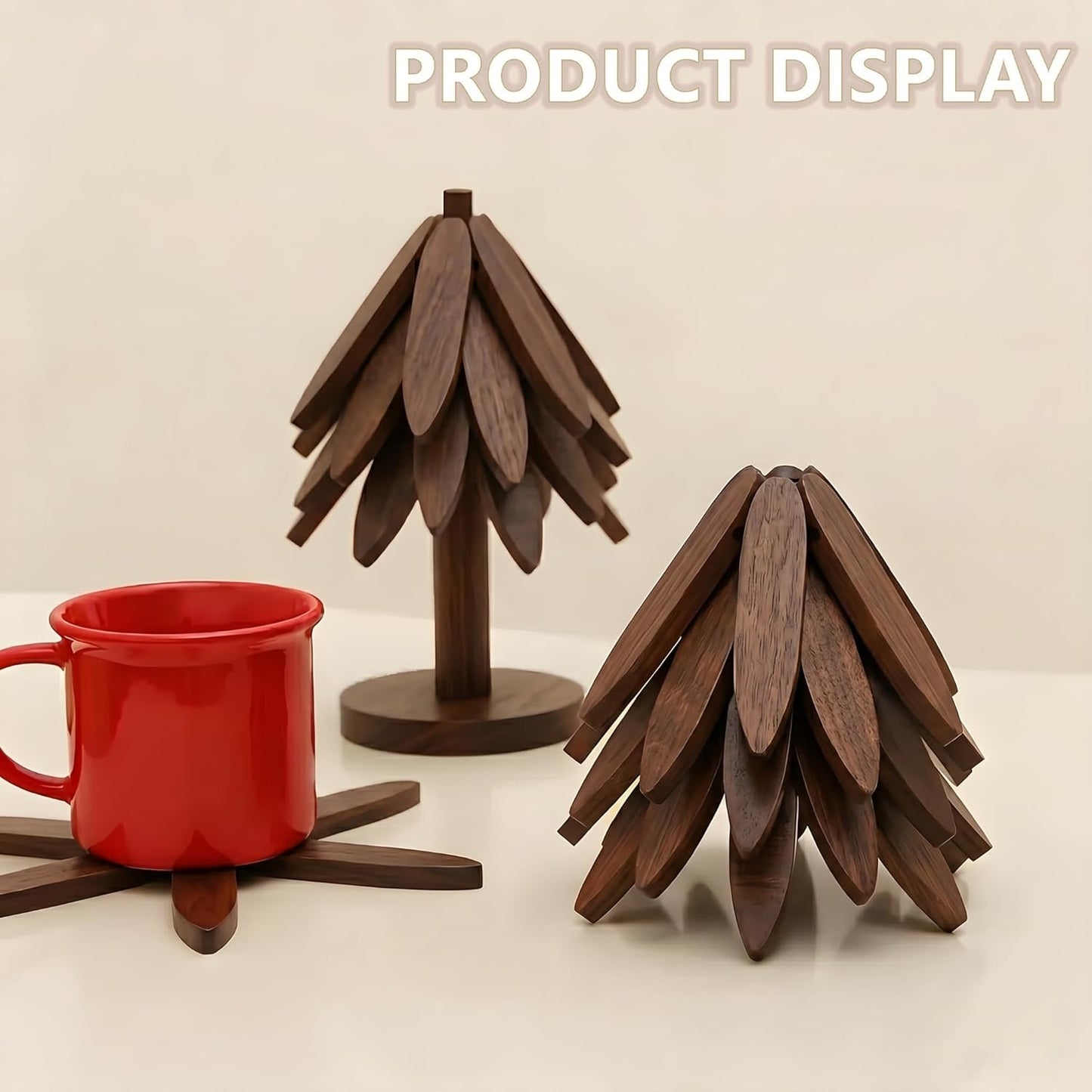 5 Trivets + 1 Stand / Natural