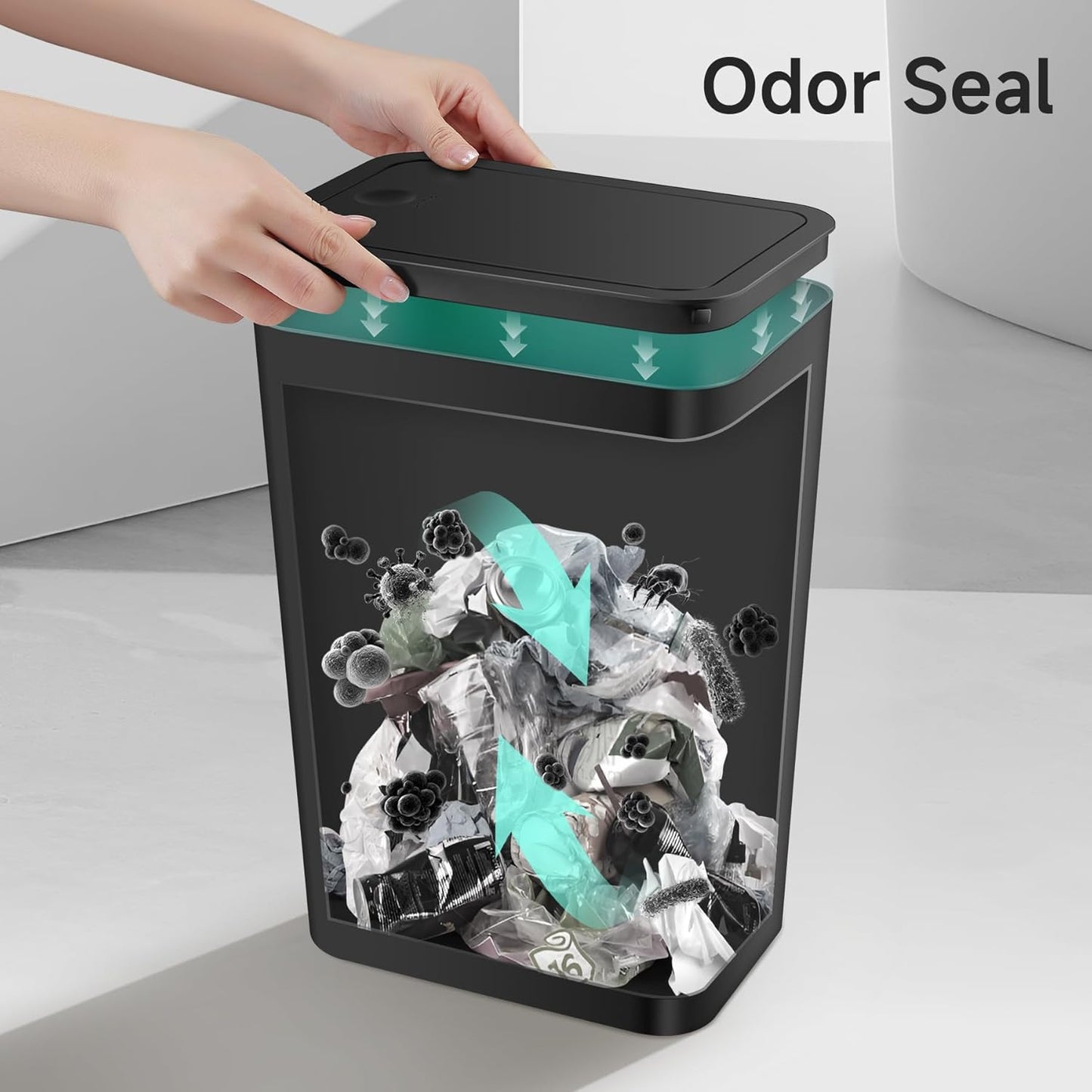 Press Top Bin / Black
