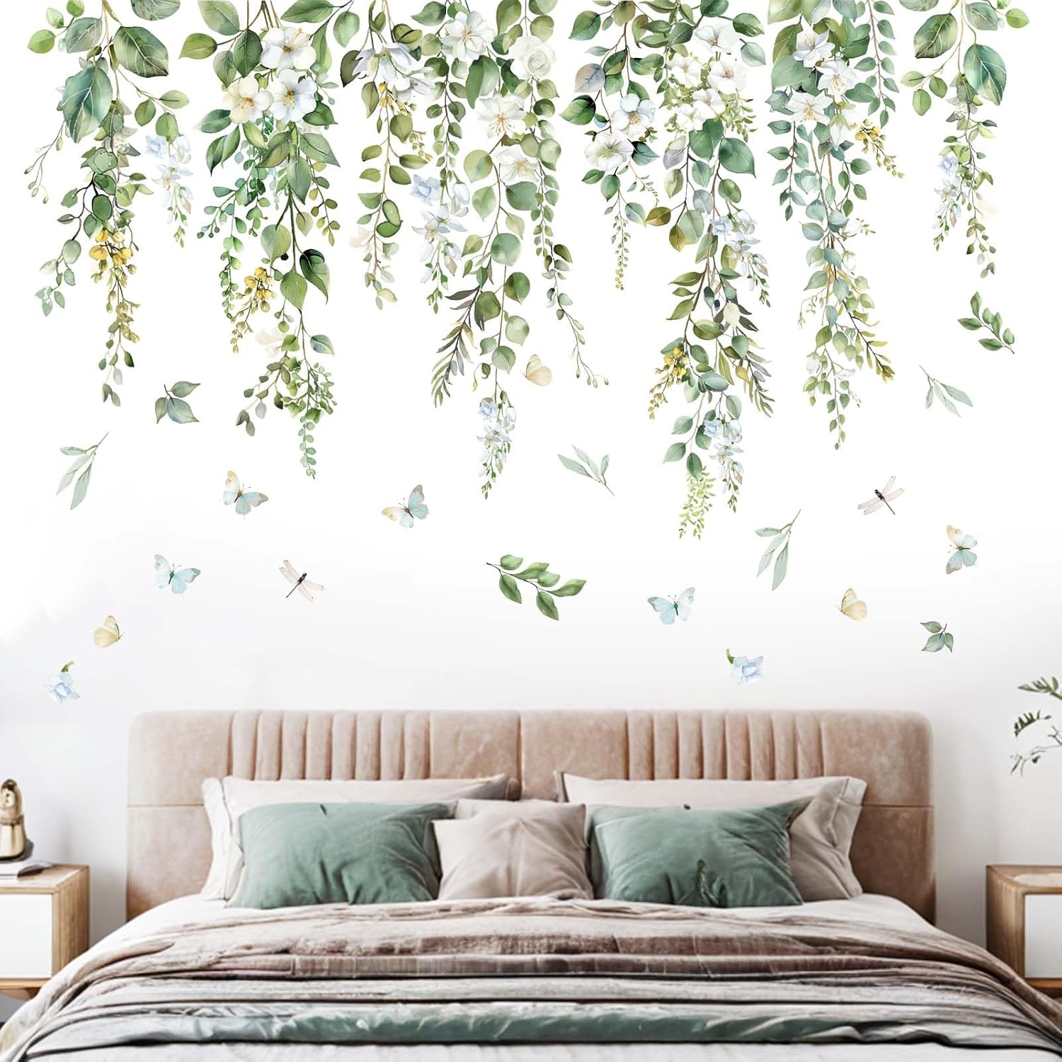 Hanging Vine Wall Decals / Hanging Vine B / Green