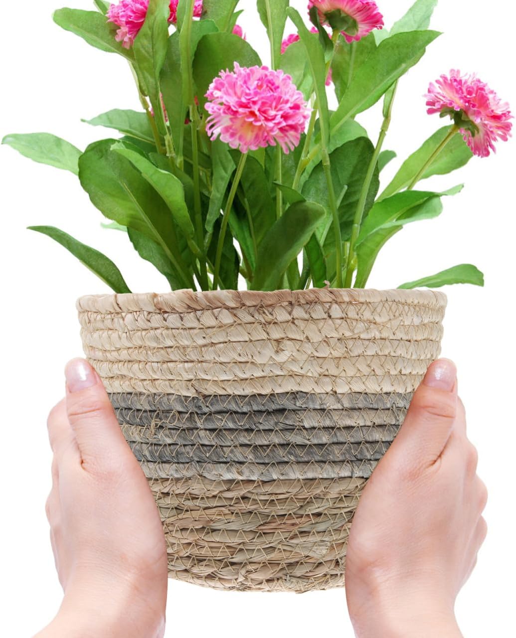 Woven Planter Covers / 7 x 6 / Set of 2
