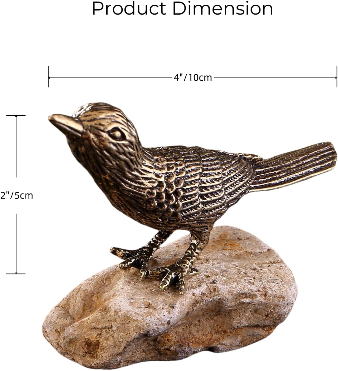 GIB Small Statue / Bird / Gold