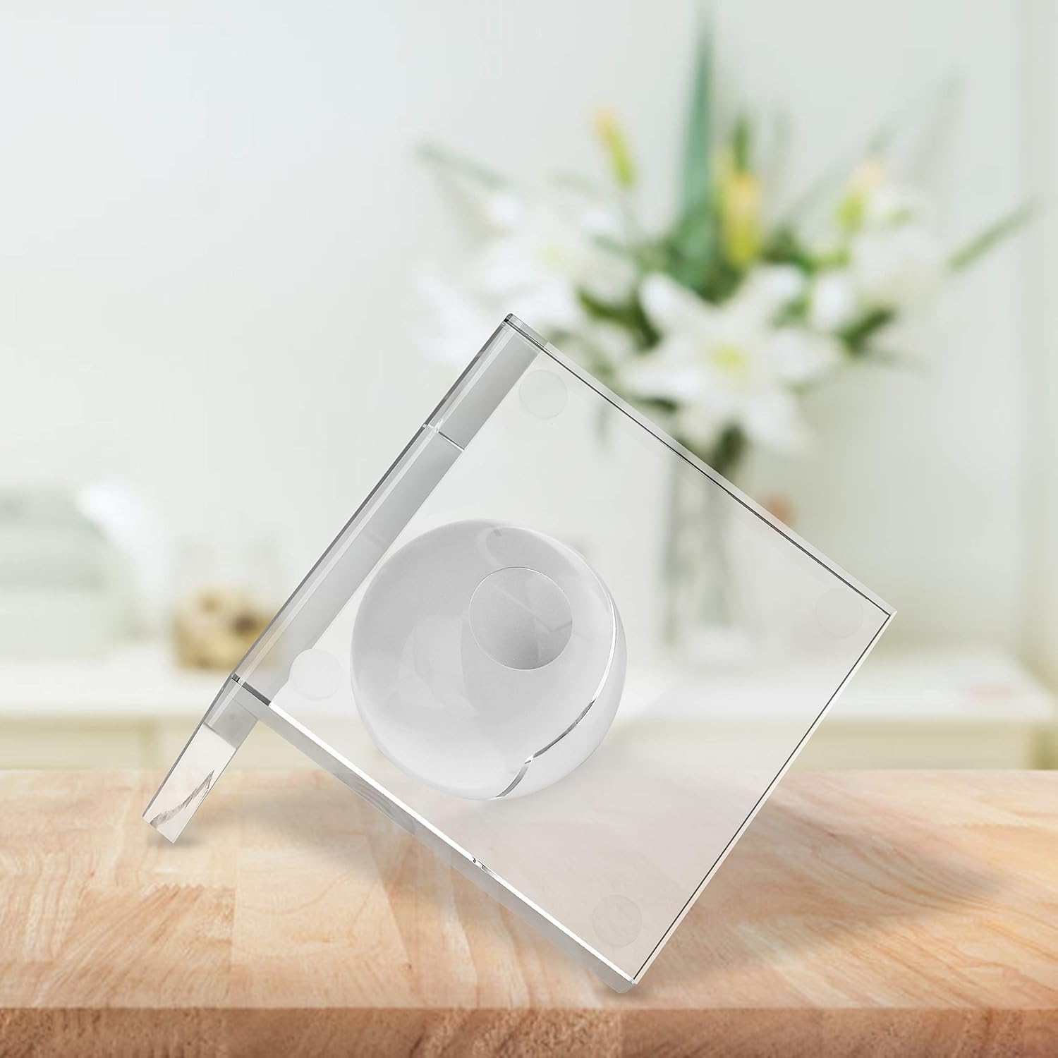 Crystal Book Ends / Clear / Set of 2