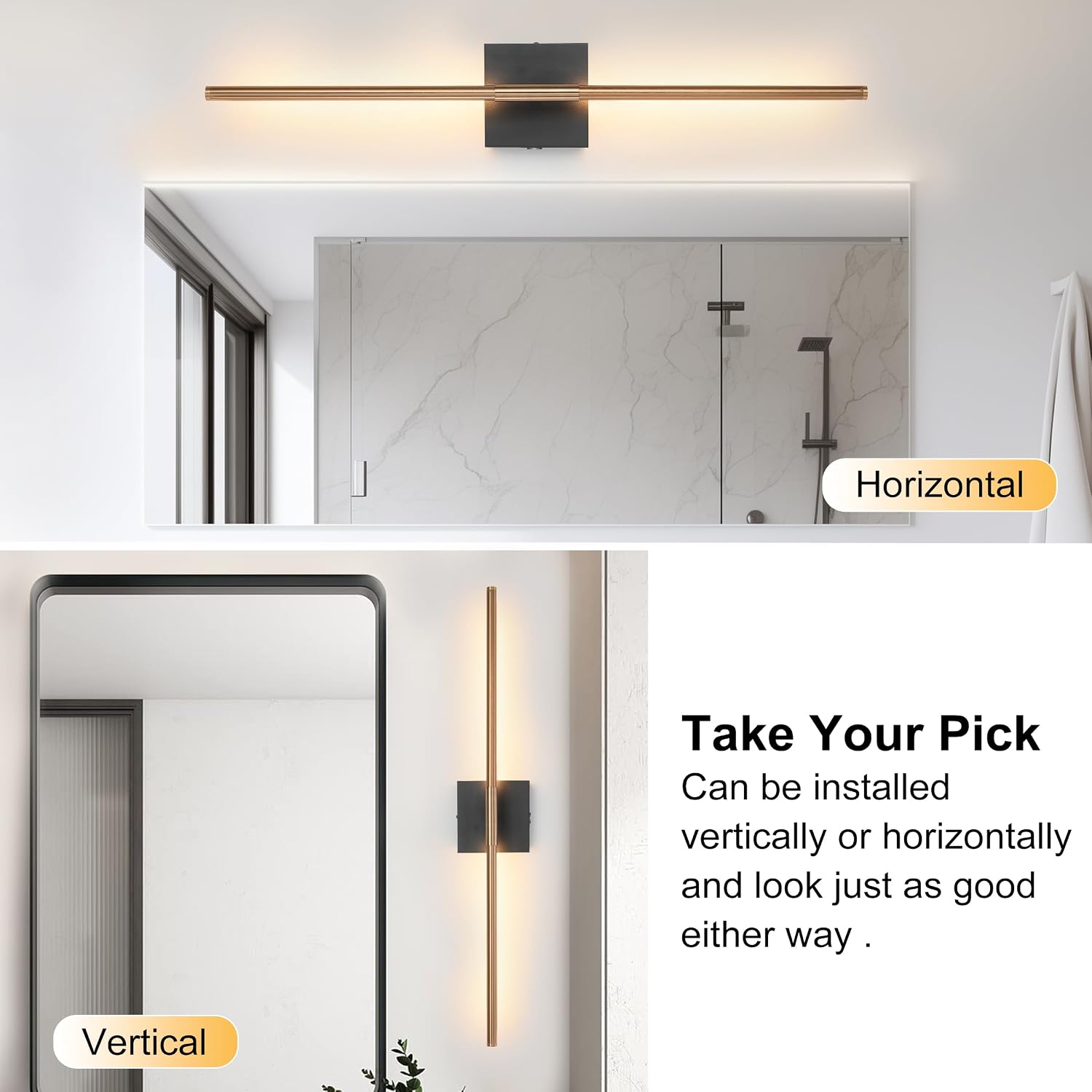15800 mAh Battery Operated Wall Sconces with Remote Control, Dimmable Wall Sconces Set of Two 3000K LED Matte Black and