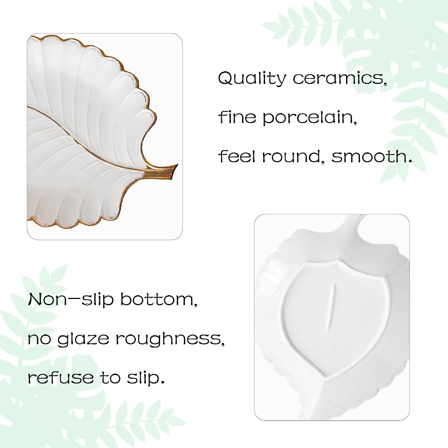 Jewelry Tray Ceramic Ring Holder Dish " White Key / #a White Ceramic Leaf Jewelry Tray / 10.6 x 7.9