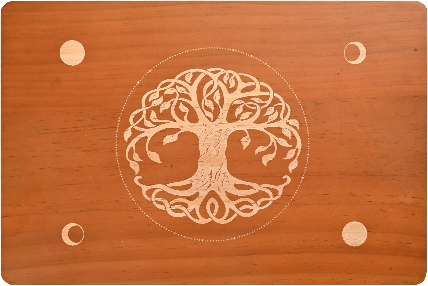Decorative Riser Wood Tray / Art Deco