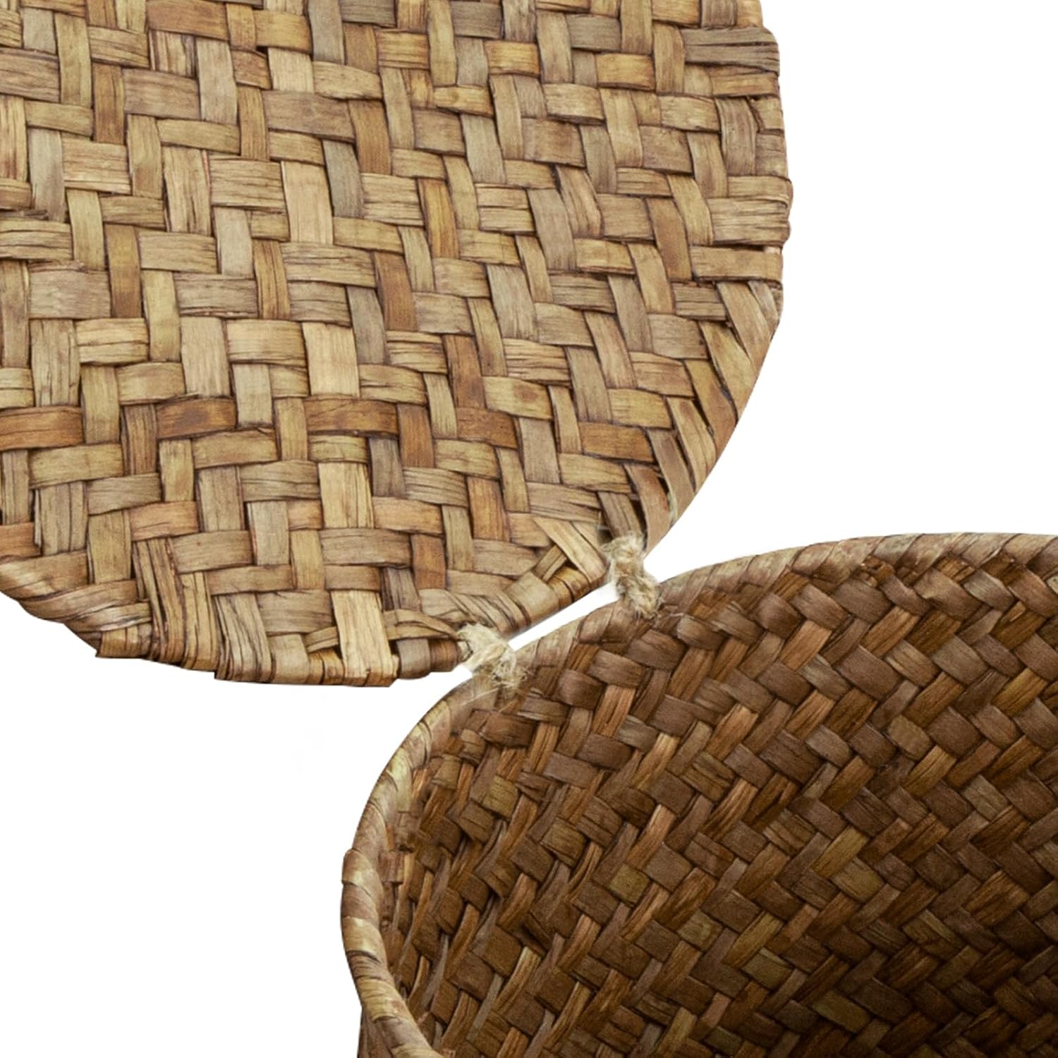 Seagrass Handmade Basket / Coffee / 7 Inch
