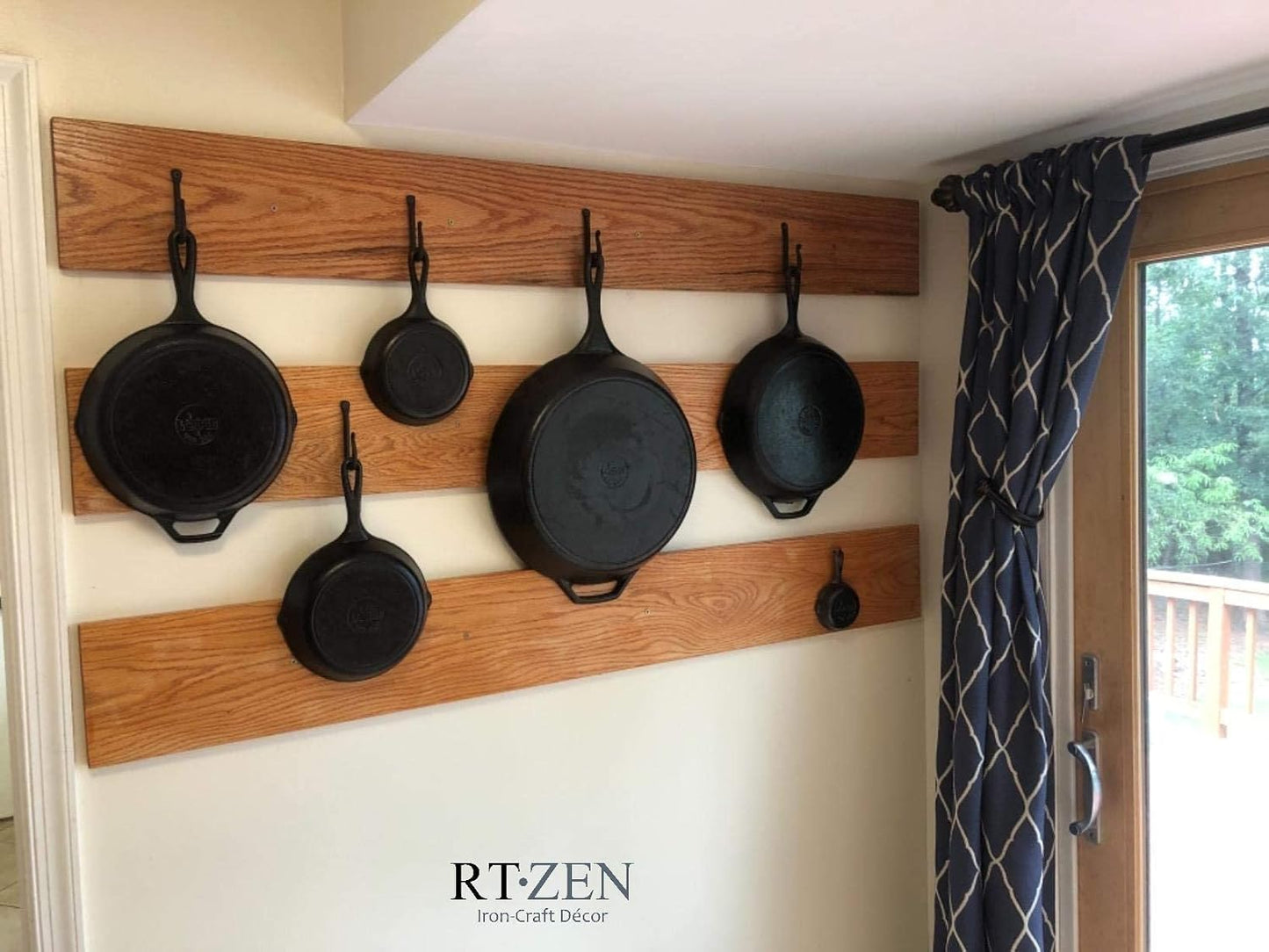 Wrought Iron Decorative Rustic Metal Coat Hooks for Hanging / Hook Classic