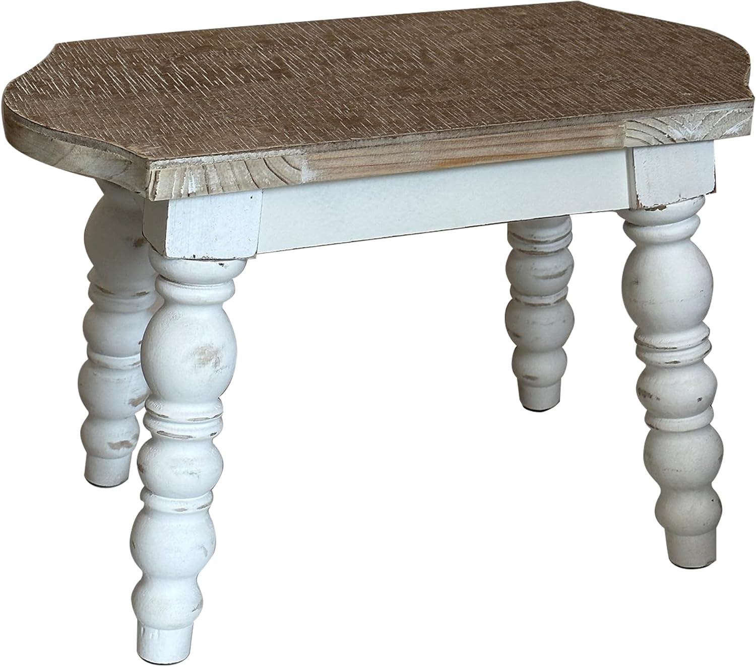 Bedside Step Plant Stand / White Wash