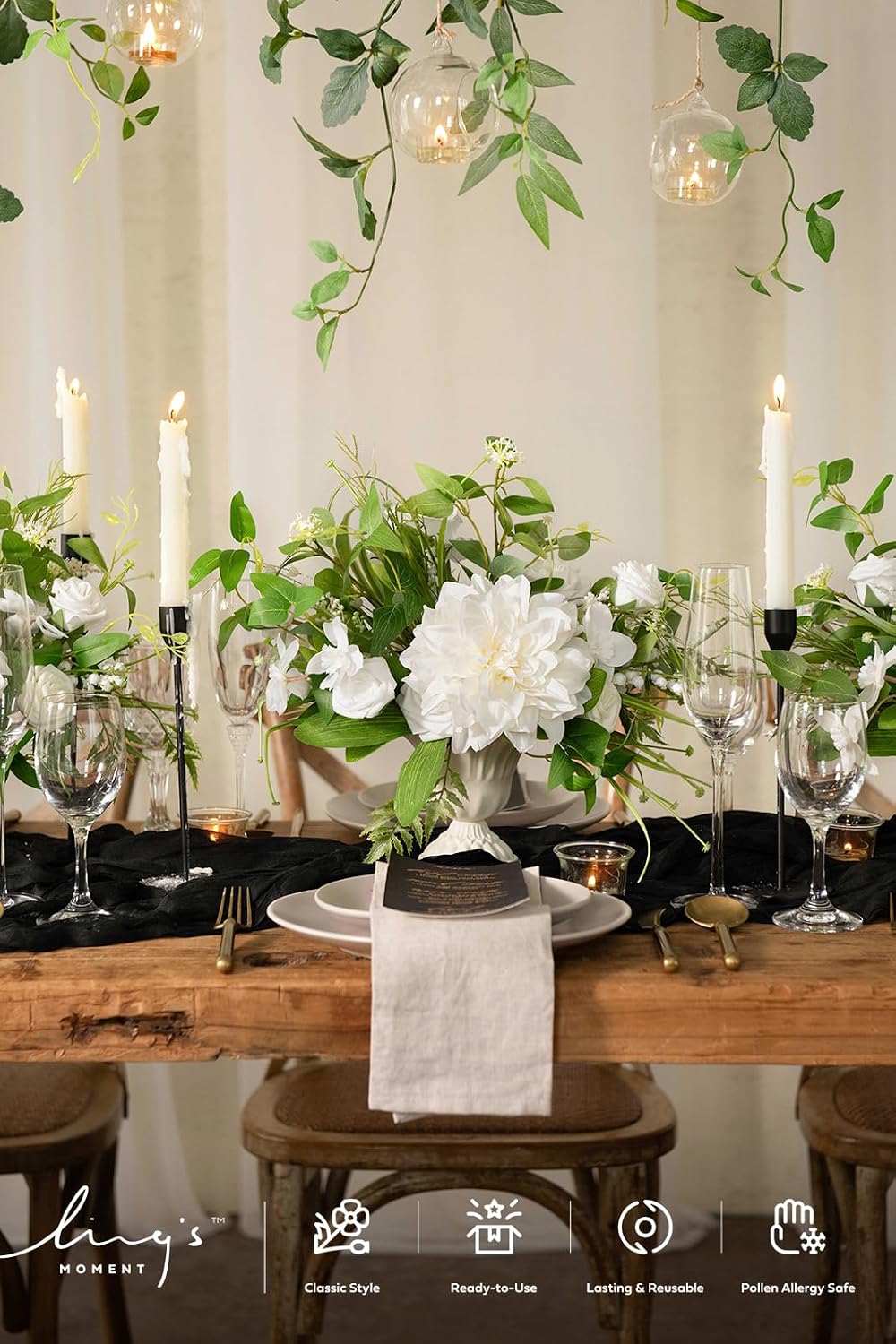 Silk Greenery Garlands / Set of 7