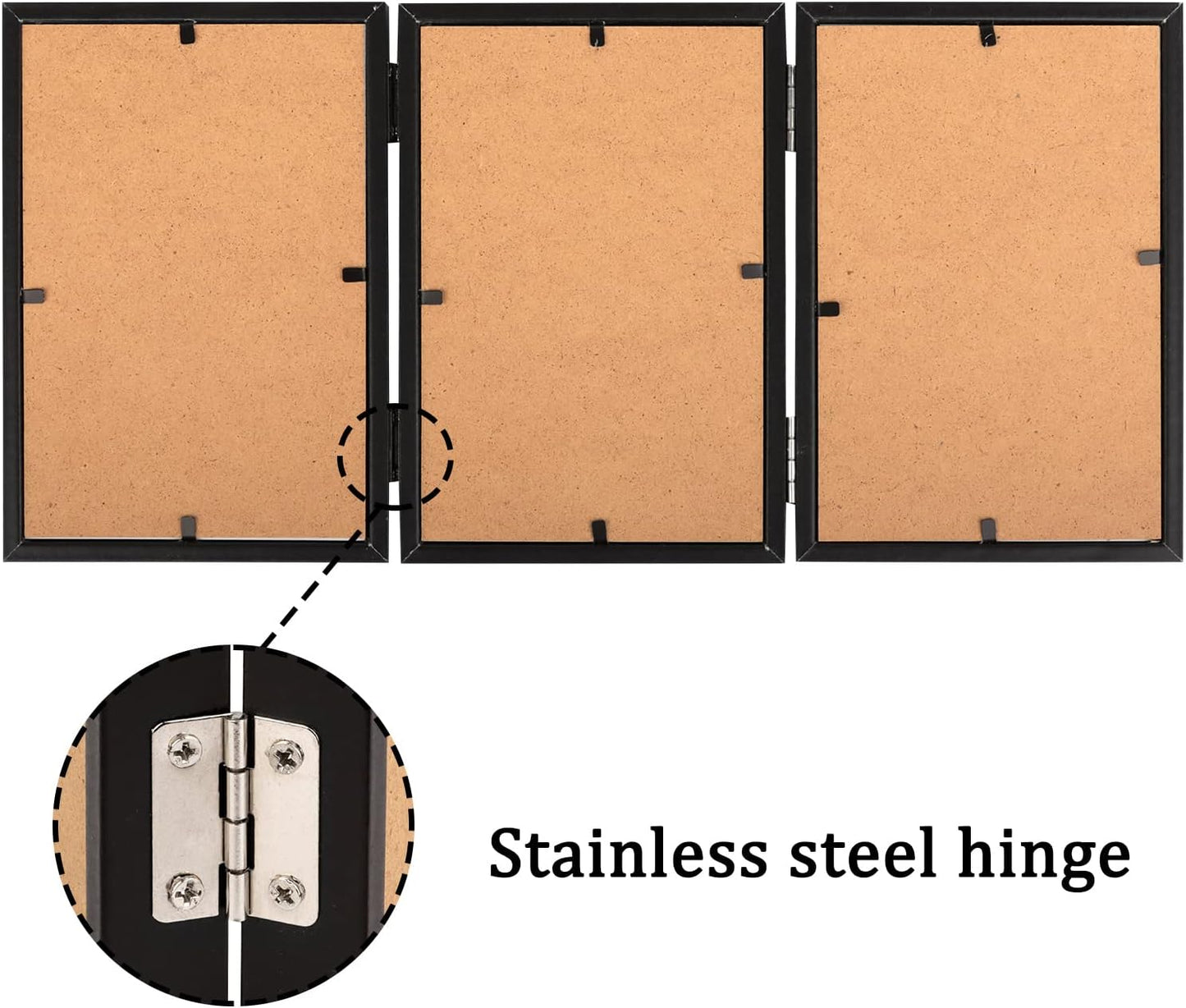 Glass Vertical Stand Frames / Black / 4 x 6