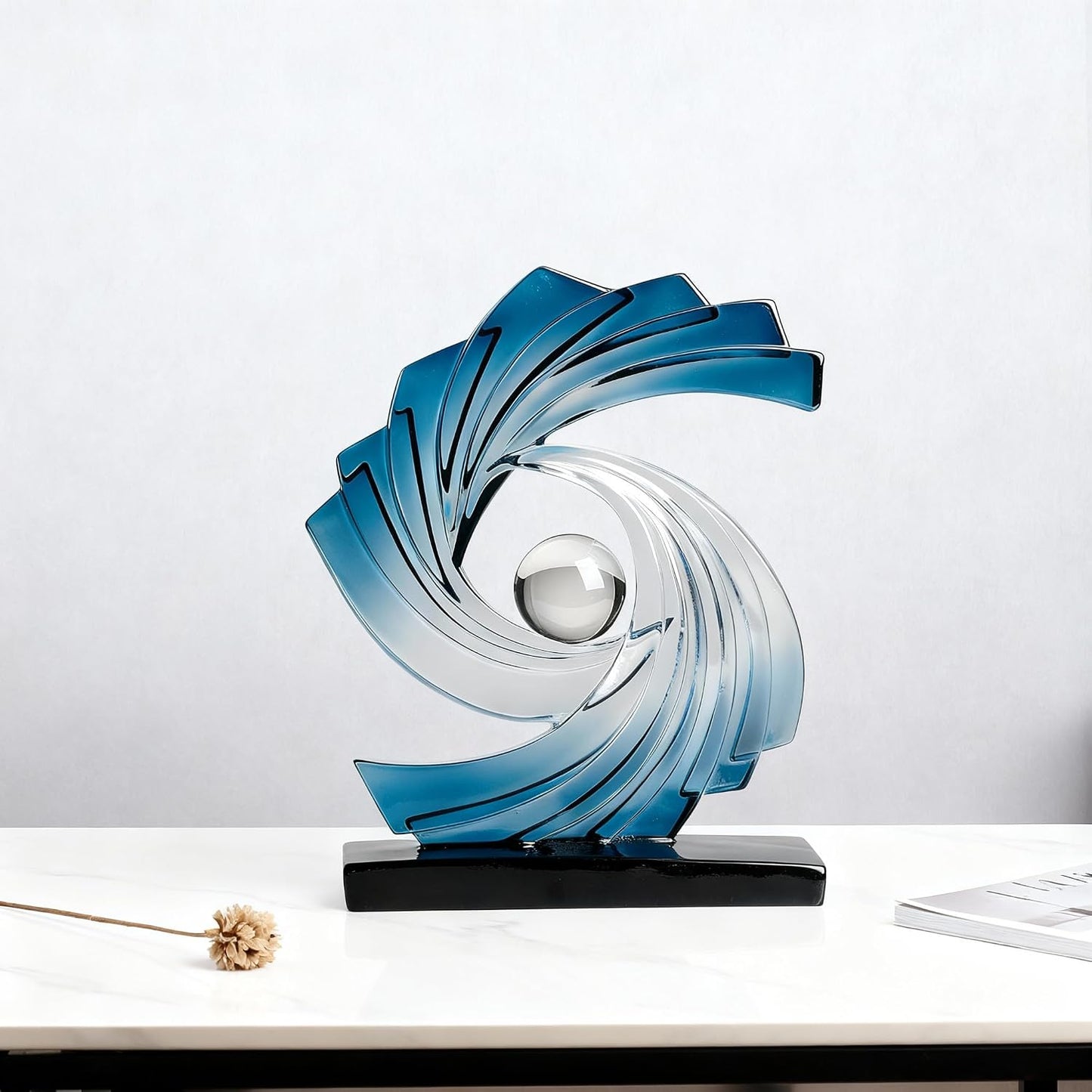 Abstract Art Statue / Blue